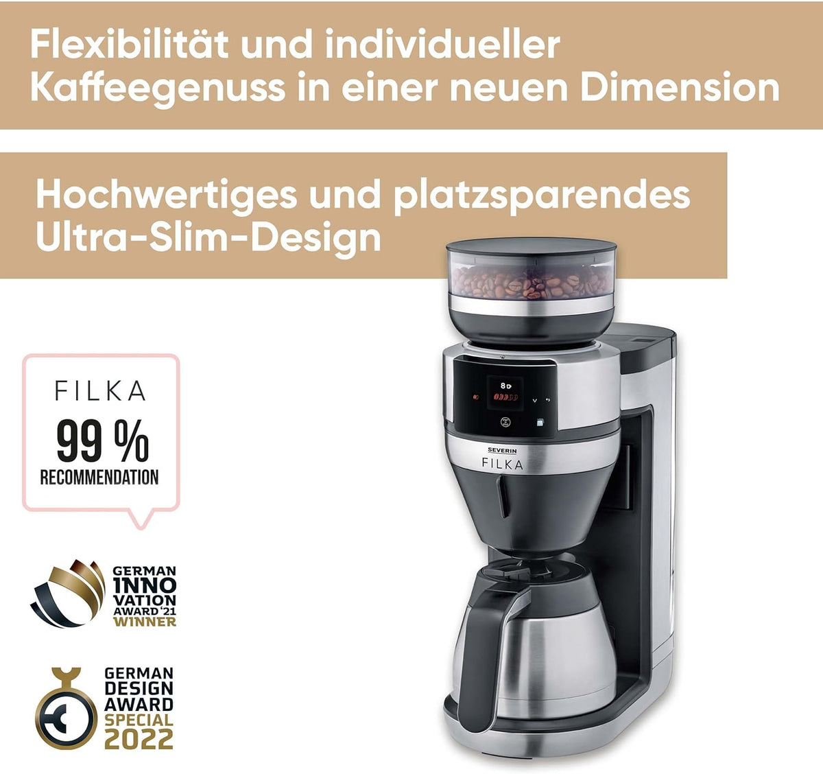 SEVERIN Filka Fully Automatic Coffee Machine