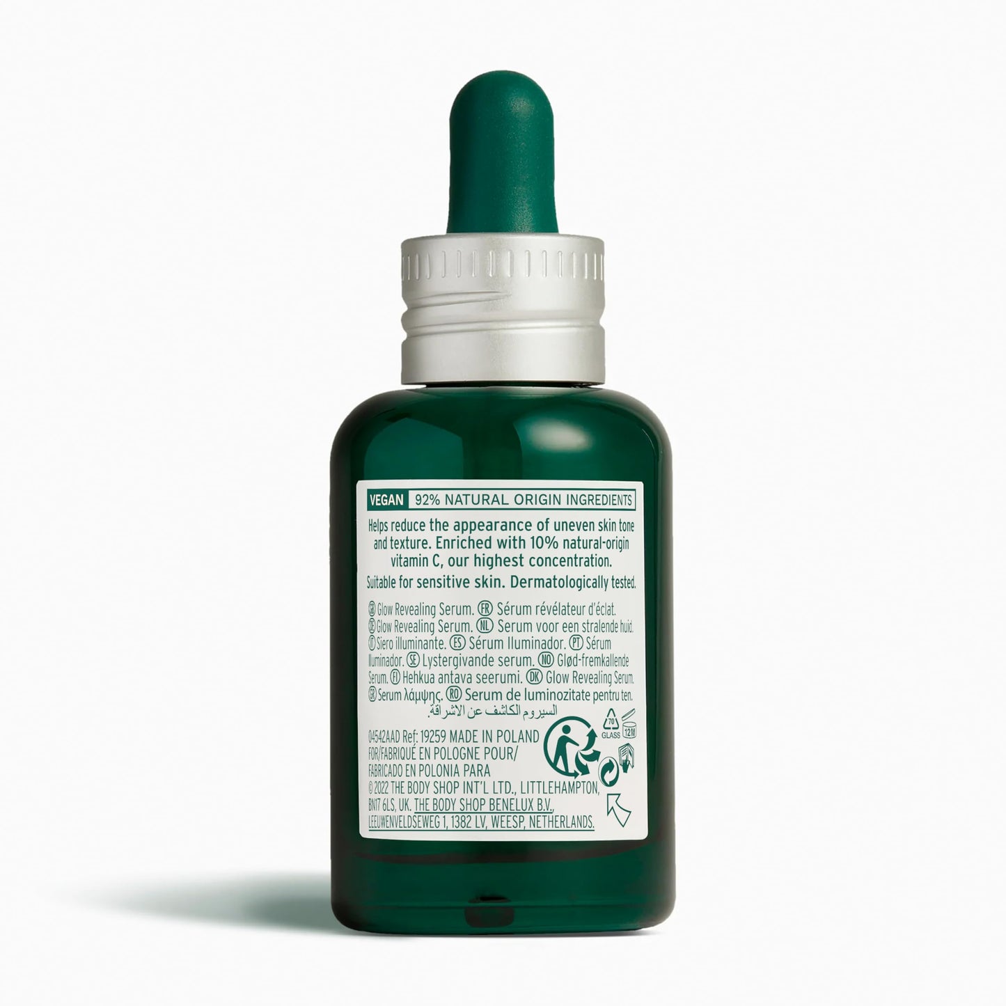 The Body Shop Vitamin C Glow Revealing Serum – For Dull & Tired Skin – Vegan – 30ml - Medaid International