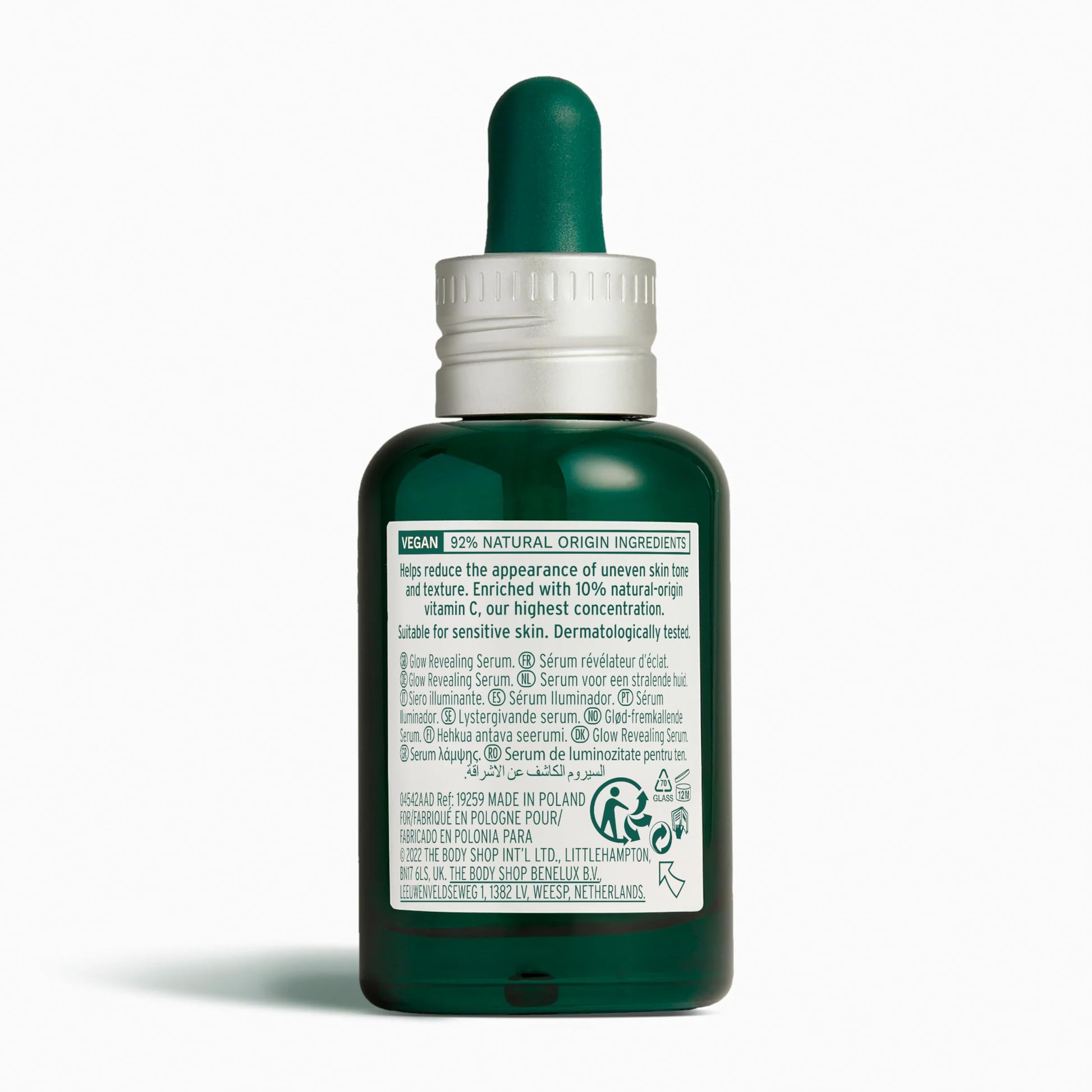The Body Shop Vitamin C Glow Revealing Serum – For Dull & Tired Skin – Vegan – 30ml - Medaid International