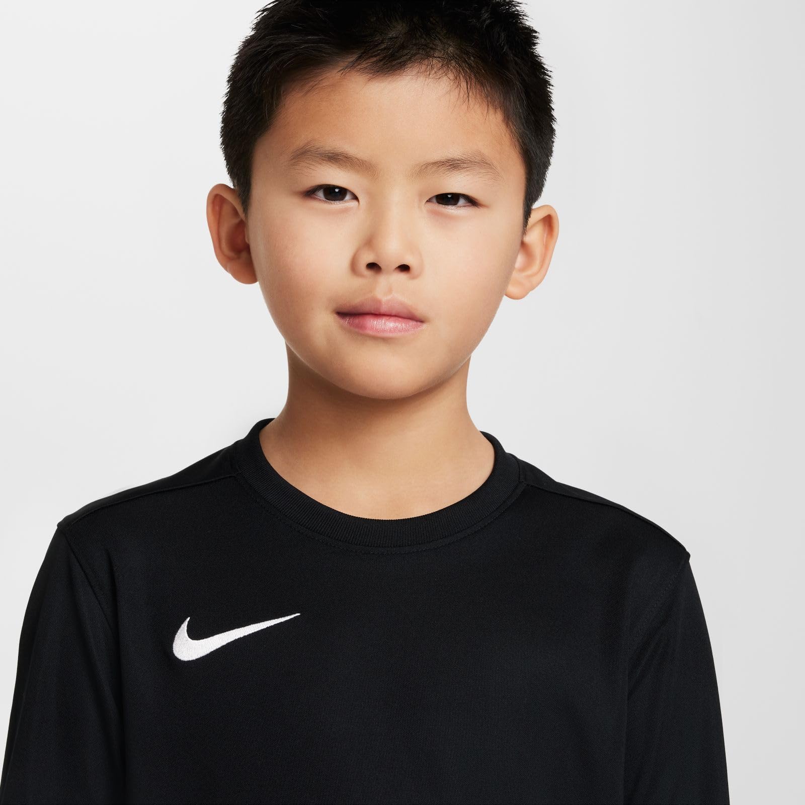 NIKE Unisex Kids Y Nk Dry Park VII JSY Ls Long Sleeved T-Shirt, Black/White, Large - Medaid International