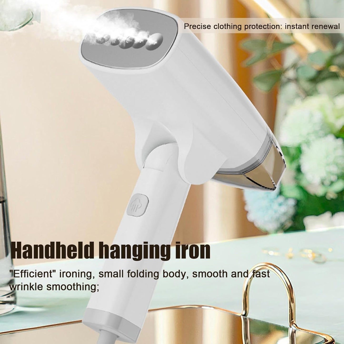 Travel Steam Iron | Mini Compact Travel Steamer - Foldable for Home & Fabrics