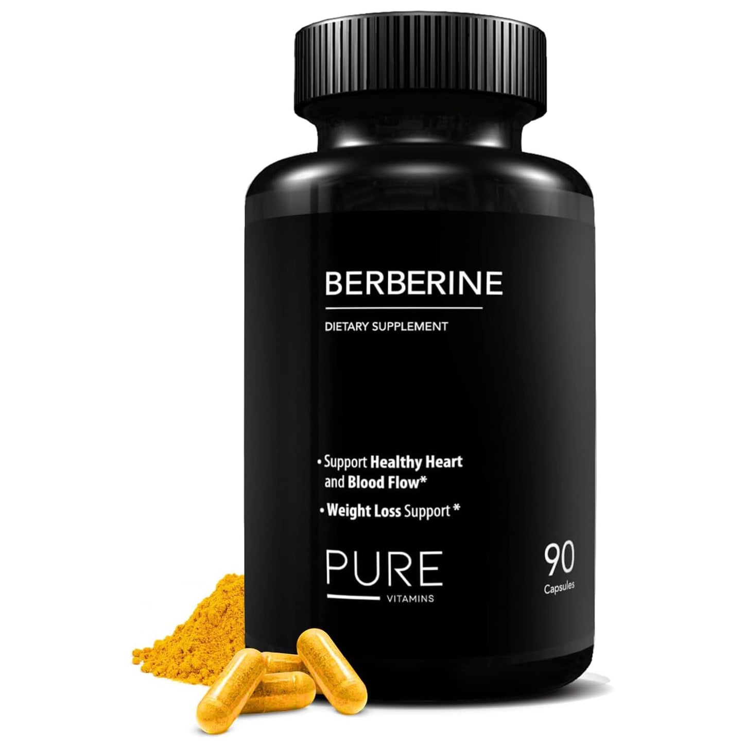 Ultra High Strength Berberine HCL 1200mg Supplements | 90 Vegan Capsules | Organic Berberine Supplement for Metabolic Support and Overall Health | Perfect for Men and Women - Made in USA - Medaid International