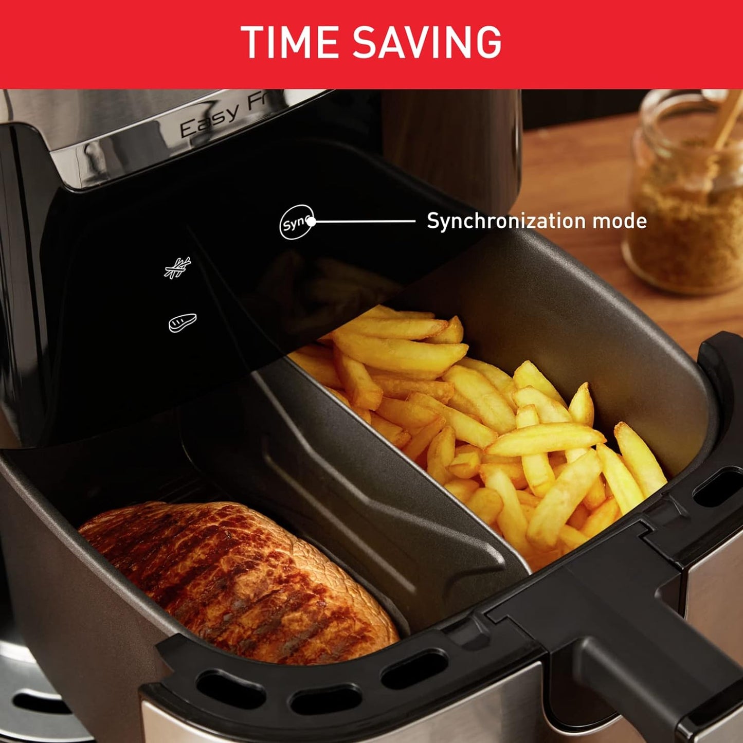 Tefal Easy Fry XXL 6.5L, with FlexiZone EY801D27