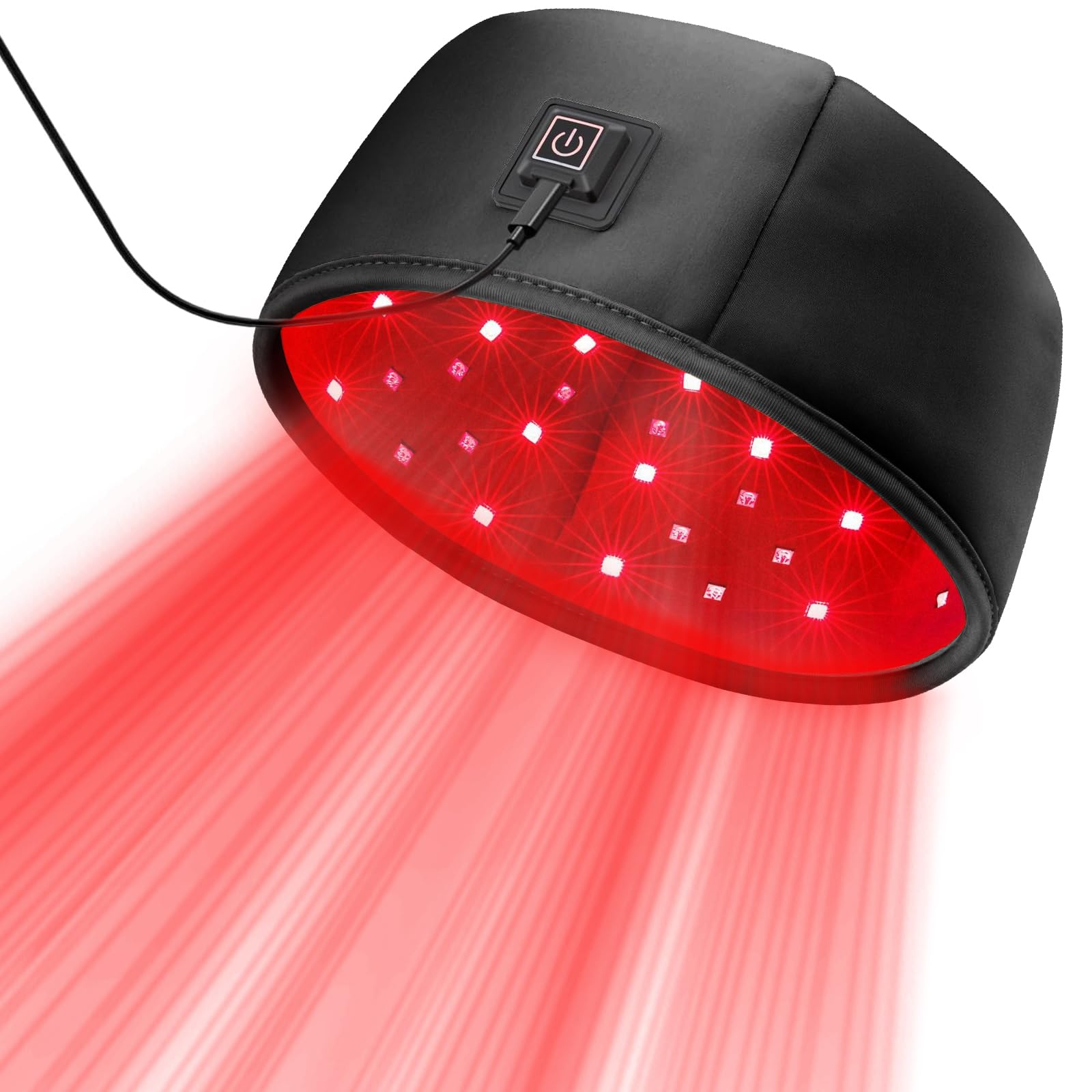 Laser Cap, FDA Cleared Laser Hair Growth Cap, Red Light Therapy promote hair growth in women and men - Medaid International