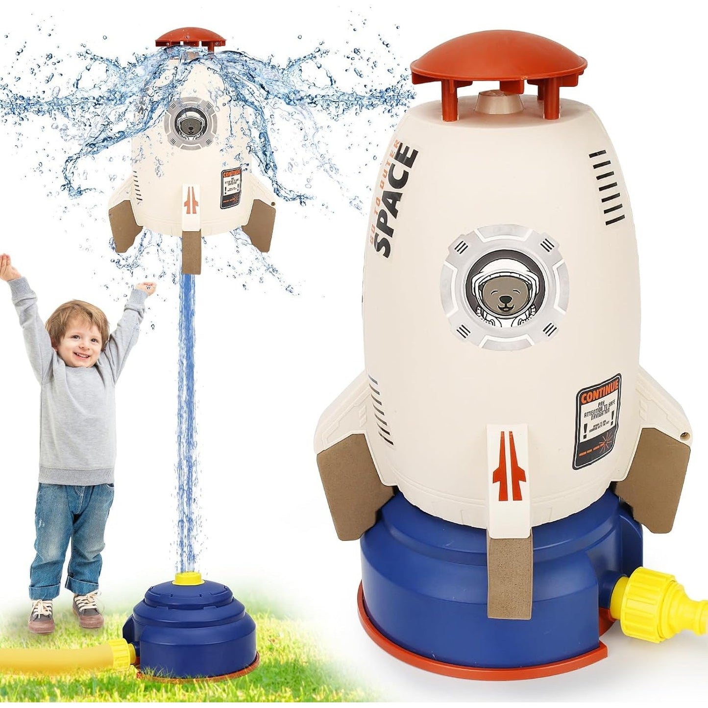 Rocket Water Sprinkler + 3M Hose