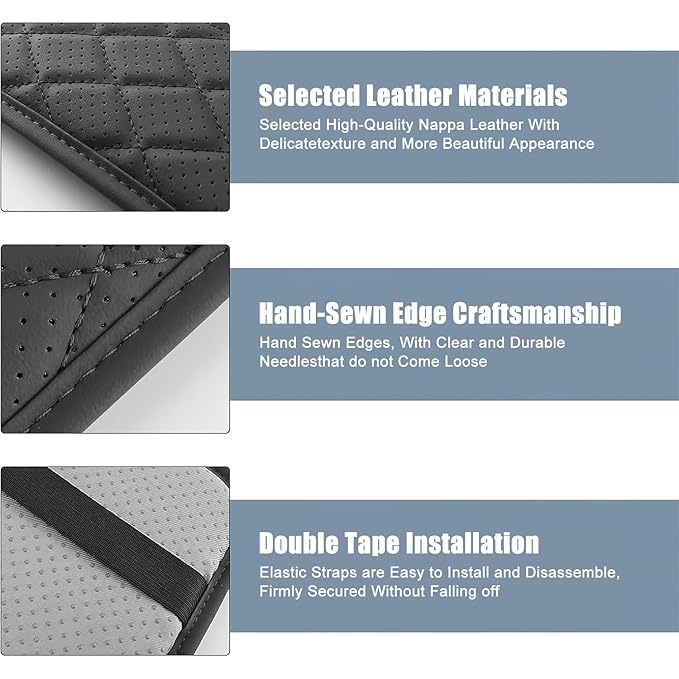 Universal Car Armrest Cover – Anti-Slip Leather Protector