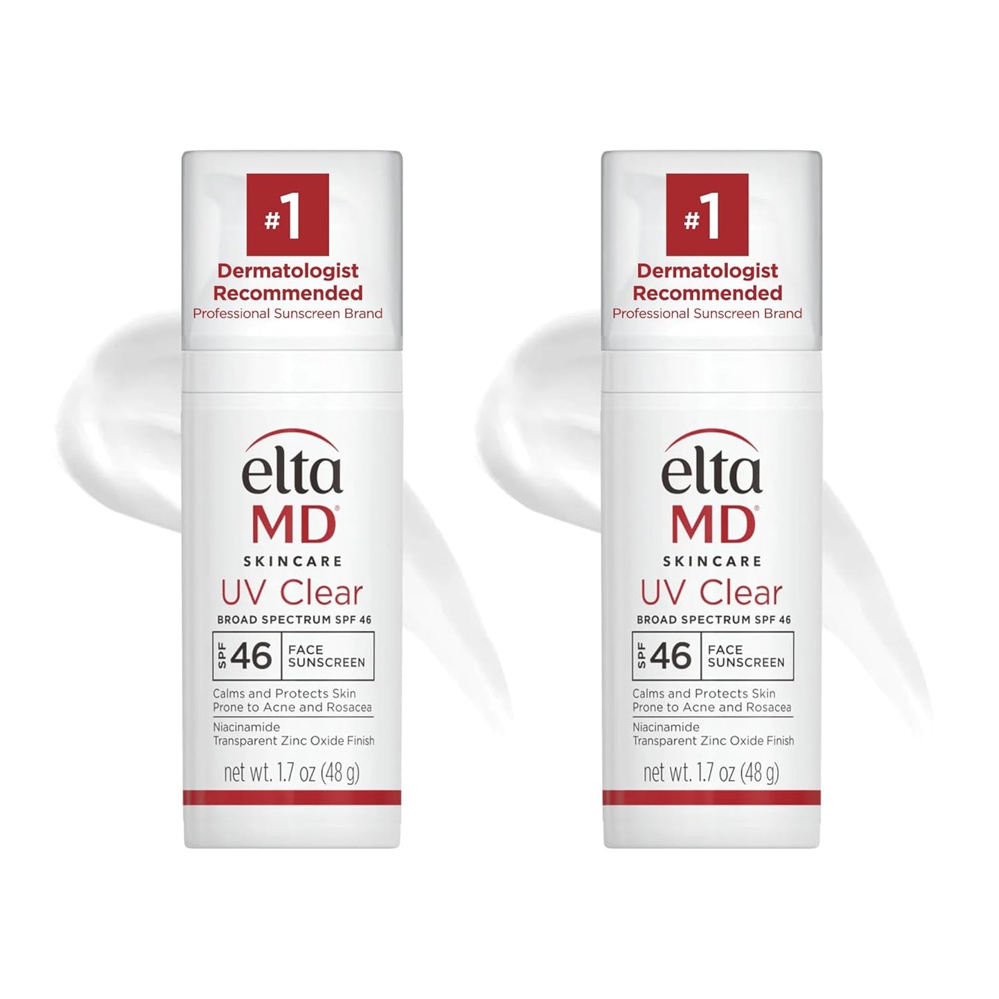 EltaMD UV Clear Face Sunscreen, Protects and Calms Sensitive Skin and Acne-Prone Skin, Lightweight, Silky, Dermatologist Recommended - Medaid International