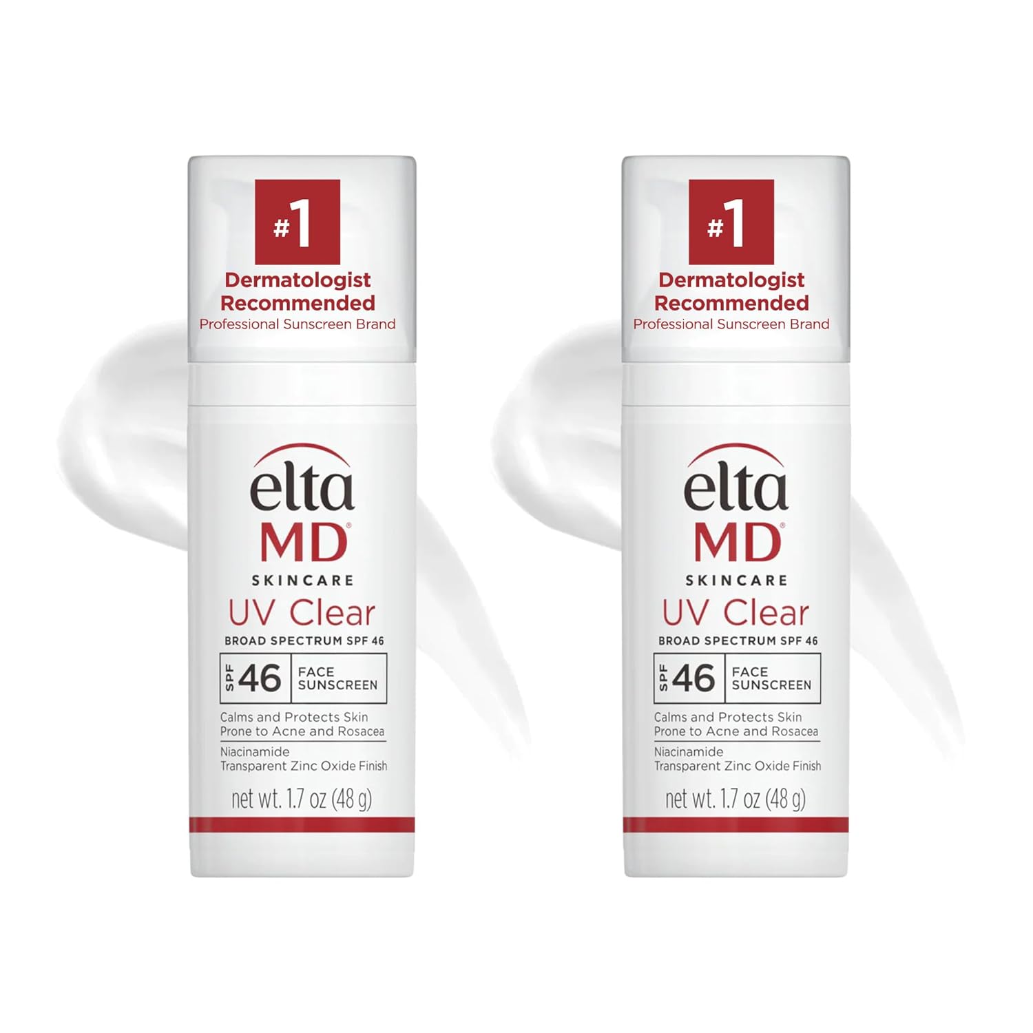 EltaMD UV Clear Face Sunscreen, Protects and Calms Sensitive Skin and Acne-Prone Skin, Lightweight, Silky, Dermatologist Recommended - Medaid International