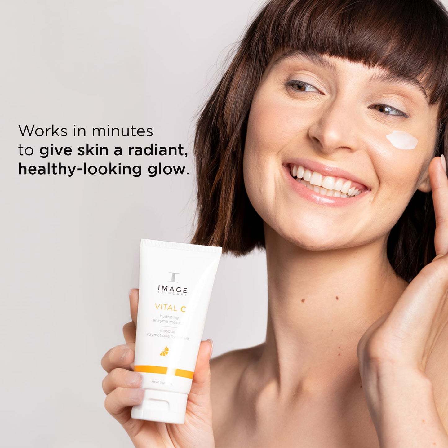 IMAGE Skincare, VITAL C Hydrating Enzyme Masque, Brightening Facial Mask with Vitamin C and Hyaluronic Acid, 2 oz - Medaid International