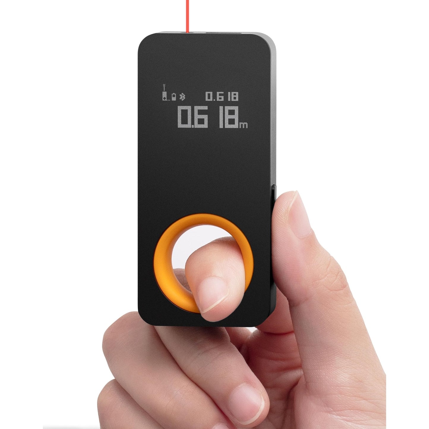 HOTO Laser Measuring Tool, Pocket-Size 98Ft Digital Laser Tape Measure ±2mm Accuracy, USB-C Rechargeable, OLED Display, Ft/M/in Unit Conversion, Real-time Data Sync, Cool Gadgets for Men & Home Use - Medaid International