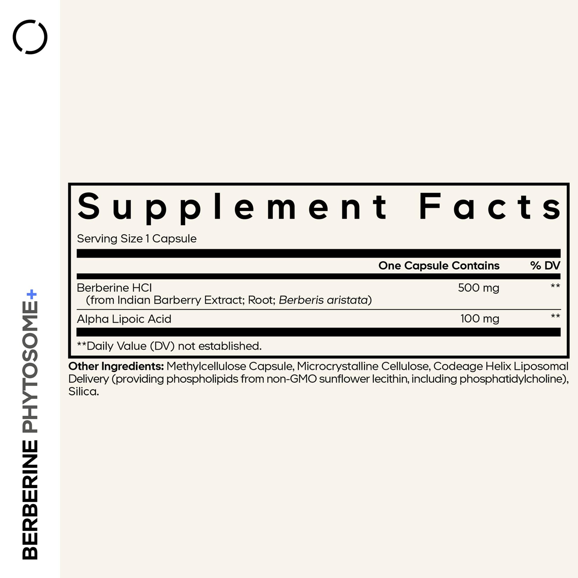 Codeage Berberine Phytosome Supplement - Berberine HCL, Alpha Lipoic Acid, Phospholipid Complex - 2-Month Supply - Berberine HCL - Berberine Hydrochloride - Gluten-Free, Non-GMO - 60 Capsules - Medaid International