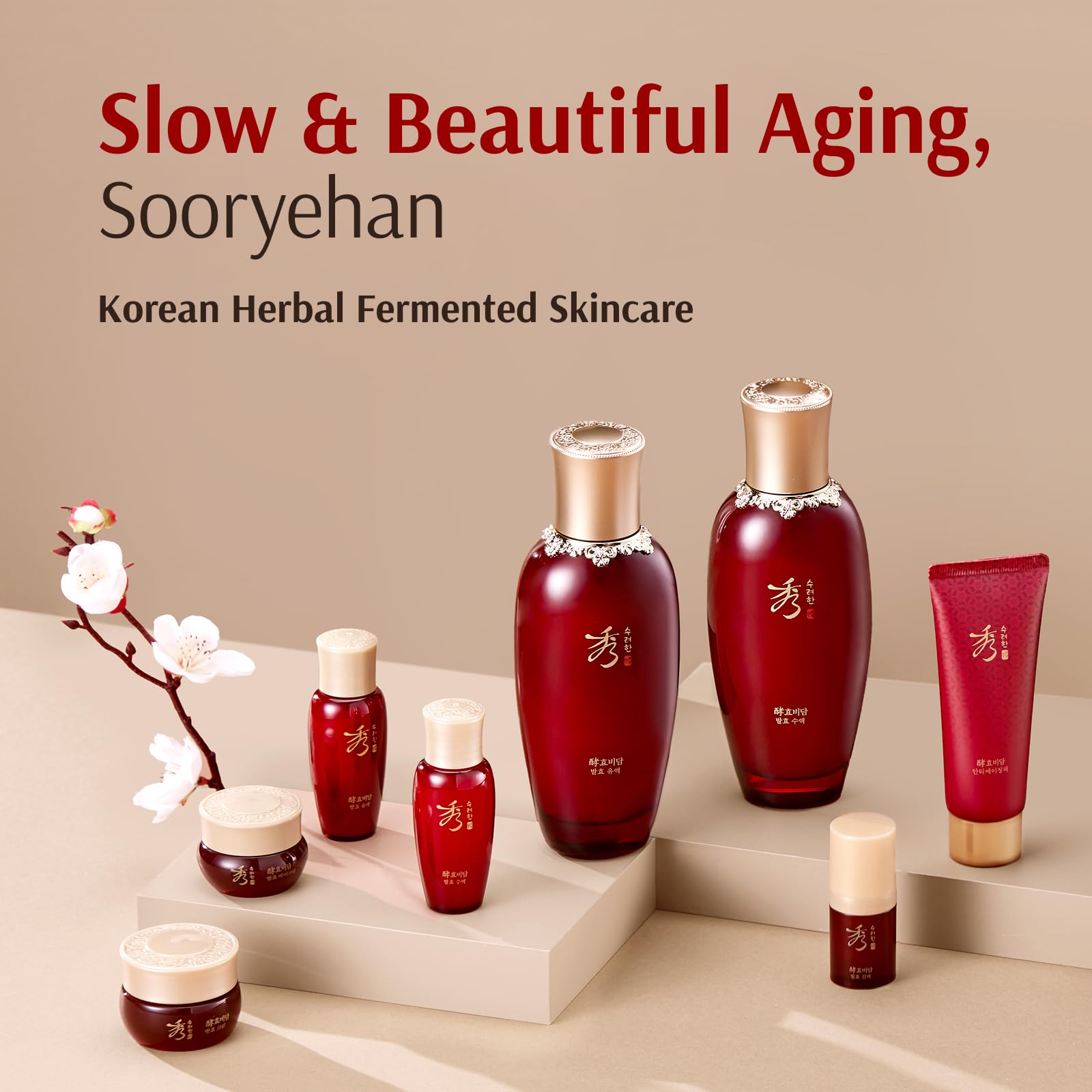 Sooryehan Ginseng Skincare gift Set - Hyobidam Korean Skin Care Set, Premium Gift Set for Intense Hydration, Firm Skin, Wild Ginseng, 13.53 fl oz - Medaid International