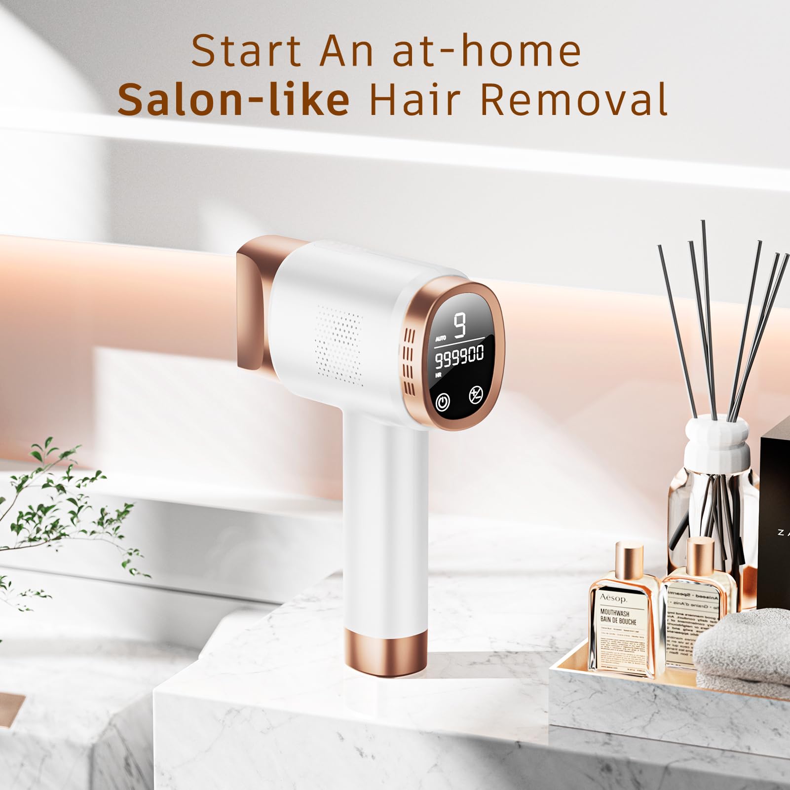 Aopvui IPL Laser Hair Removal for Women and Men, 3-in-1 Upgraded Permanent Hair Removal Device, 999,900+ Flashes home lazer Hair Remover for Armpits Legs Arms Bikini - Medaid International