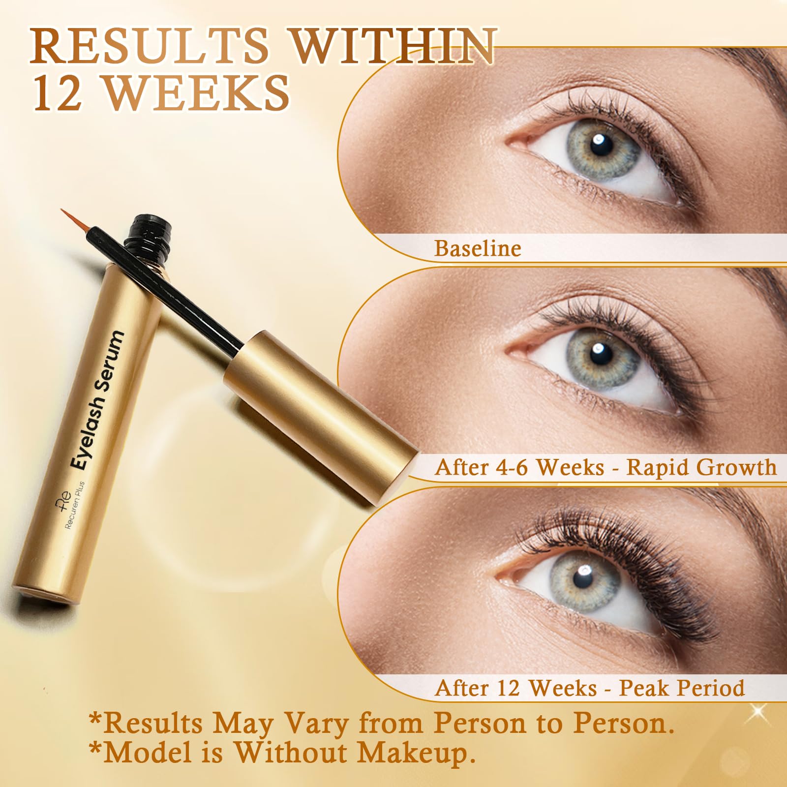 Premium Eyelash Growth Serum: Advanced Vegan Formula for Longer Thicker Lashes - Medaid International