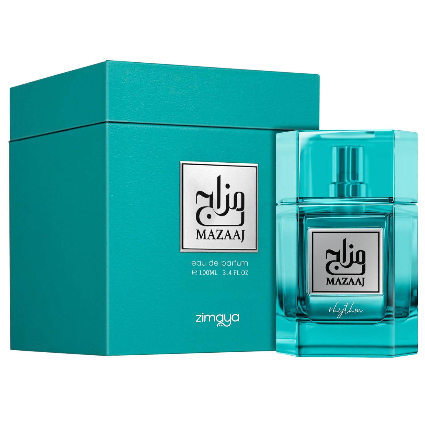 zimaya Mazaaj Rhythm Unisex Eau De Parfum, 3.4 Fl. Oz - Medaid International