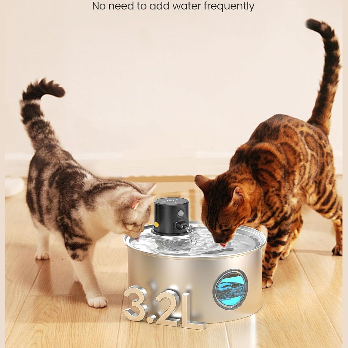 Stainless Steel Water Fountain With Sensor