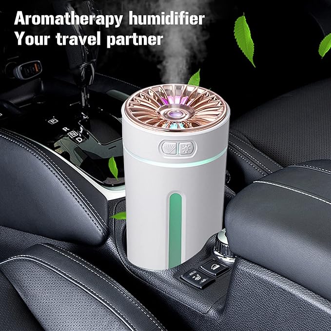 Wireless Car Air Humidifier – Portable USB Mist Diffuser