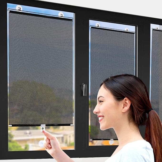 Retractable Balcony Sun Shade – Blackout Roller Blind