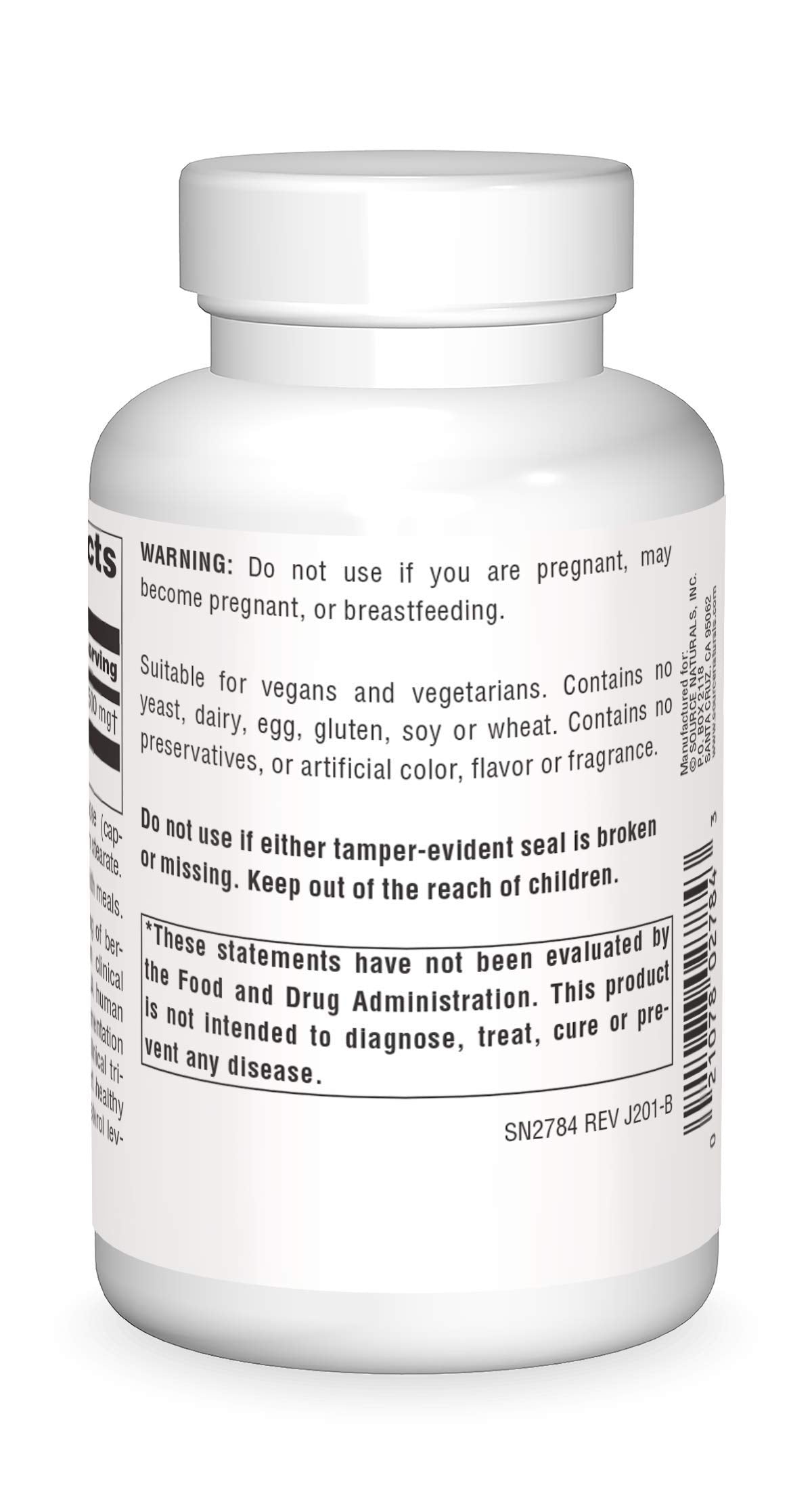 Source Naturals Berberine Vegetable Capsule, for Gastrointestinal Support* - 120 Vegetarian Capsules - Medaid International