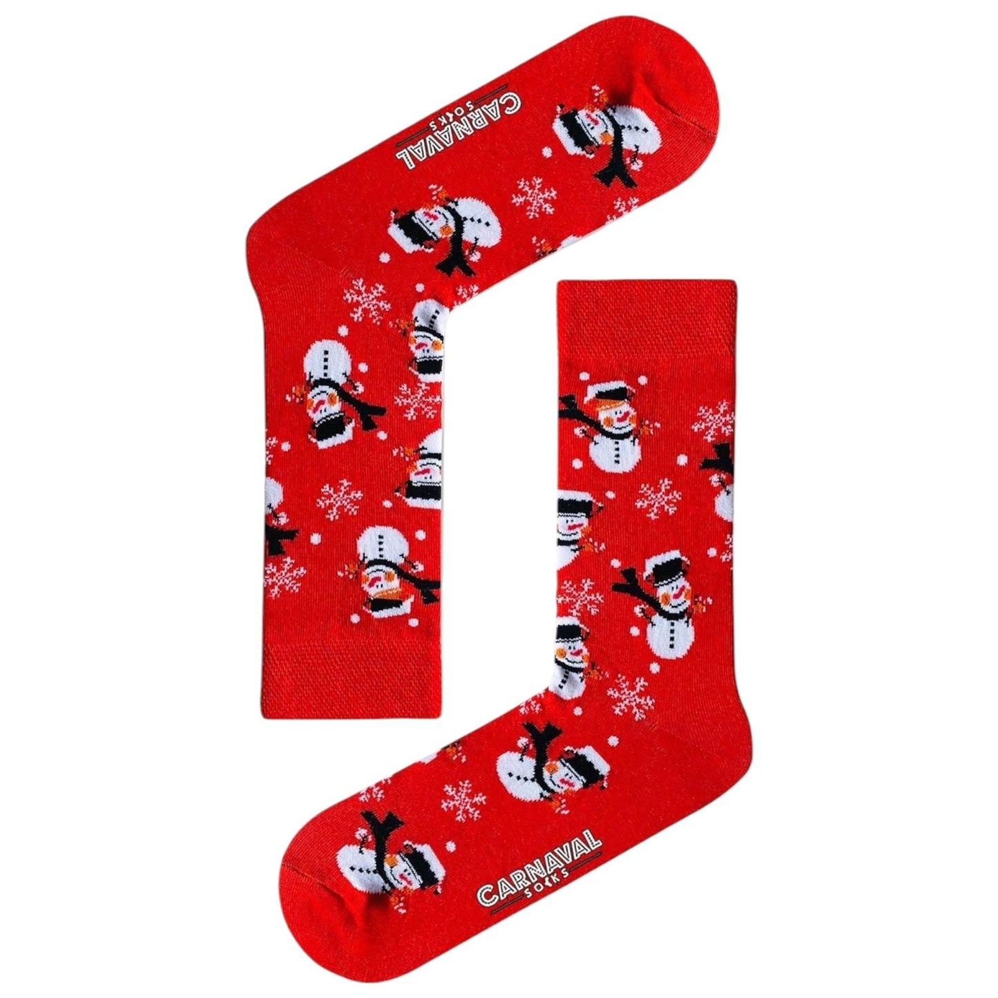 CARNAVAL SOCKS THE PARTY HAS BEGUN Women's & Men's Christmas Novelty Socks, Multicolor Cartoon Crew Length, 2 Count, Adults, Christmas Lovers, Novelty Socks Enthusiasts - Medaid International