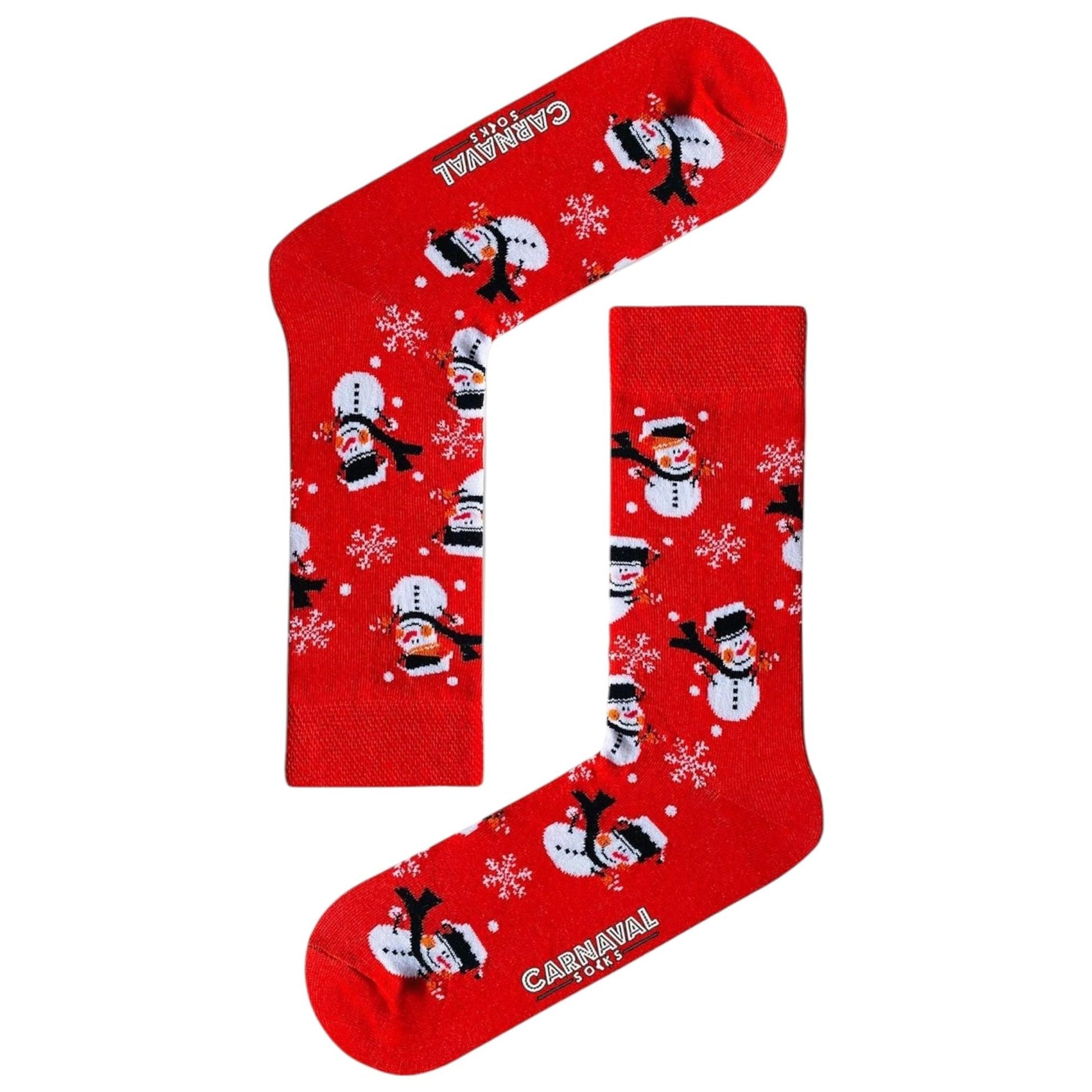 CARNAVAL SOCKS THE PARTY HAS BEGUN Women's & Men's Christmas Novelty Socks, Multicolor Cartoon Crew Length, 2 Count, Adults, Christmas Lovers, Novelty Socks Enthusiasts - Medaid International