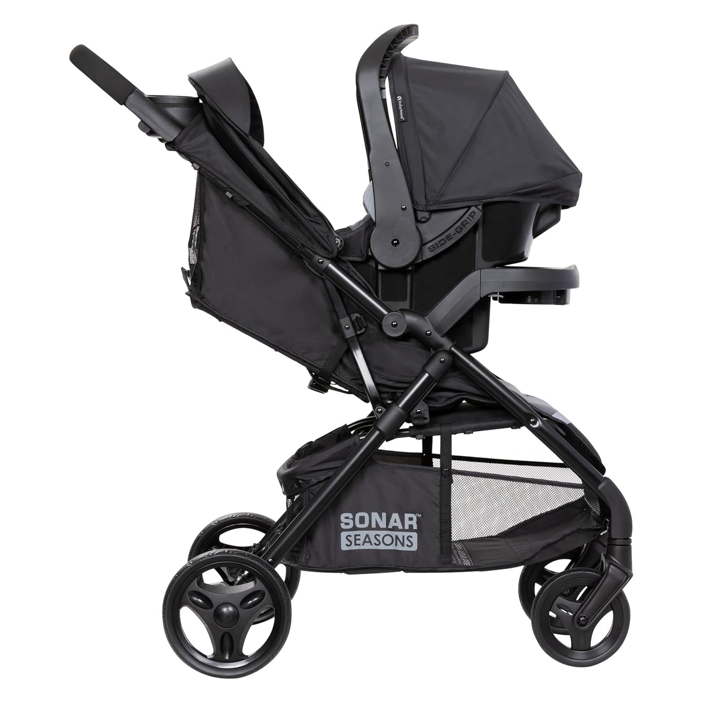 BabyTrend -Sonar Switch 6in1 Modular Travel System - With EZ-Lift Plus  -  Infant Car Seat  Base Included - Desert Cloud