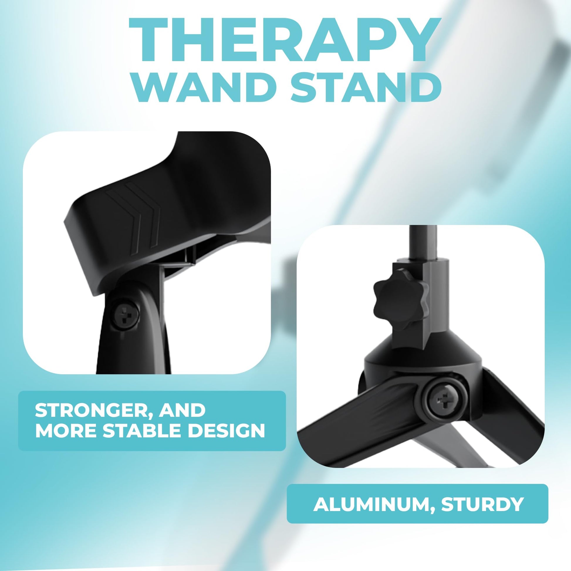 Norelie Stand for RedRevive Cold Laser Therapy Device, 360° Rotatable, Height-Adjustable Holder for Hands-Free Use and Convenient Storage of Red Light Therapy Wand - Medaid International