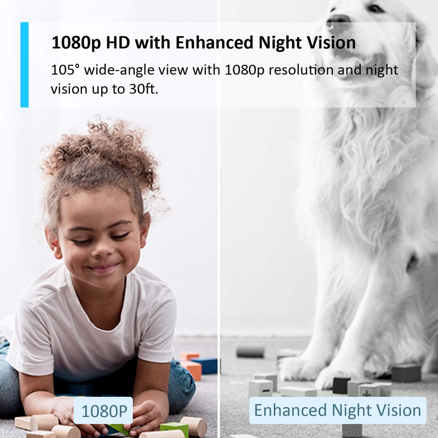 Tapo TP-Link Mini Smart Security Camera, Indoor CCTV, Compatible with Alexa & Google Home, No Hub Required, 1080p, 2-Way Audio, Night Vision, SD Storage, Device Sharing C100 - Medaid International