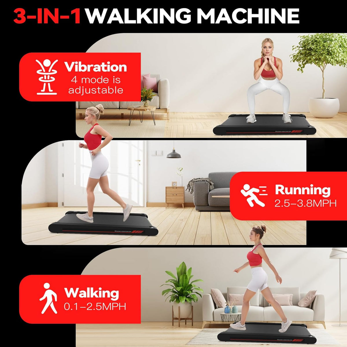 Sperax Vibrating Walking Pad