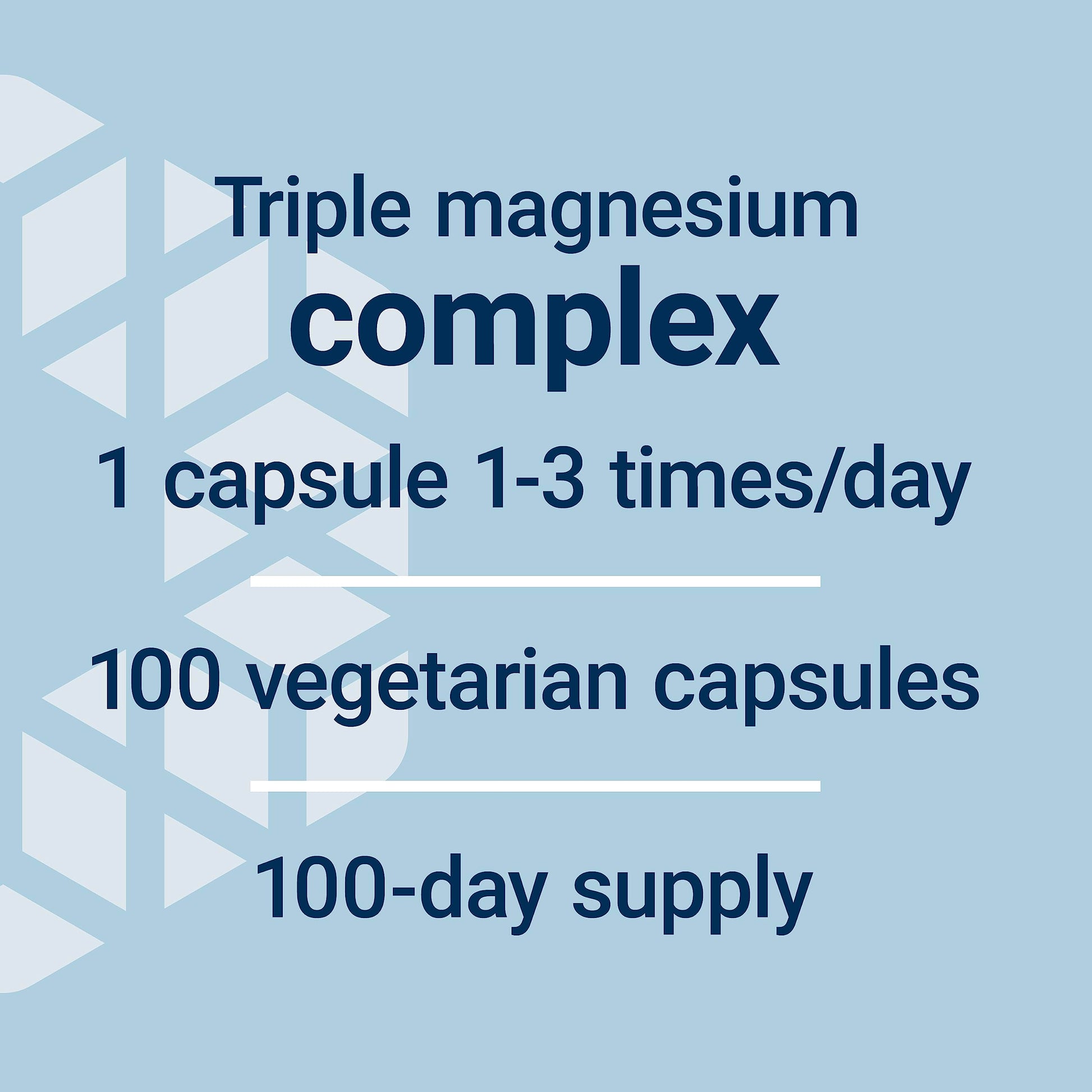 Life Extension Magnesium Caps, 500 mg, Magnesium Oxide, Citrate, and Succinate, Heart Health, Healthy Bones, Metabolism Support, 100 Vegetarian Capsules - Medaid International