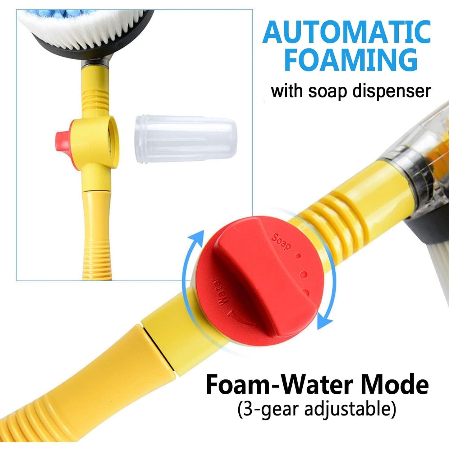 Car Wash Rotating Brush Kit