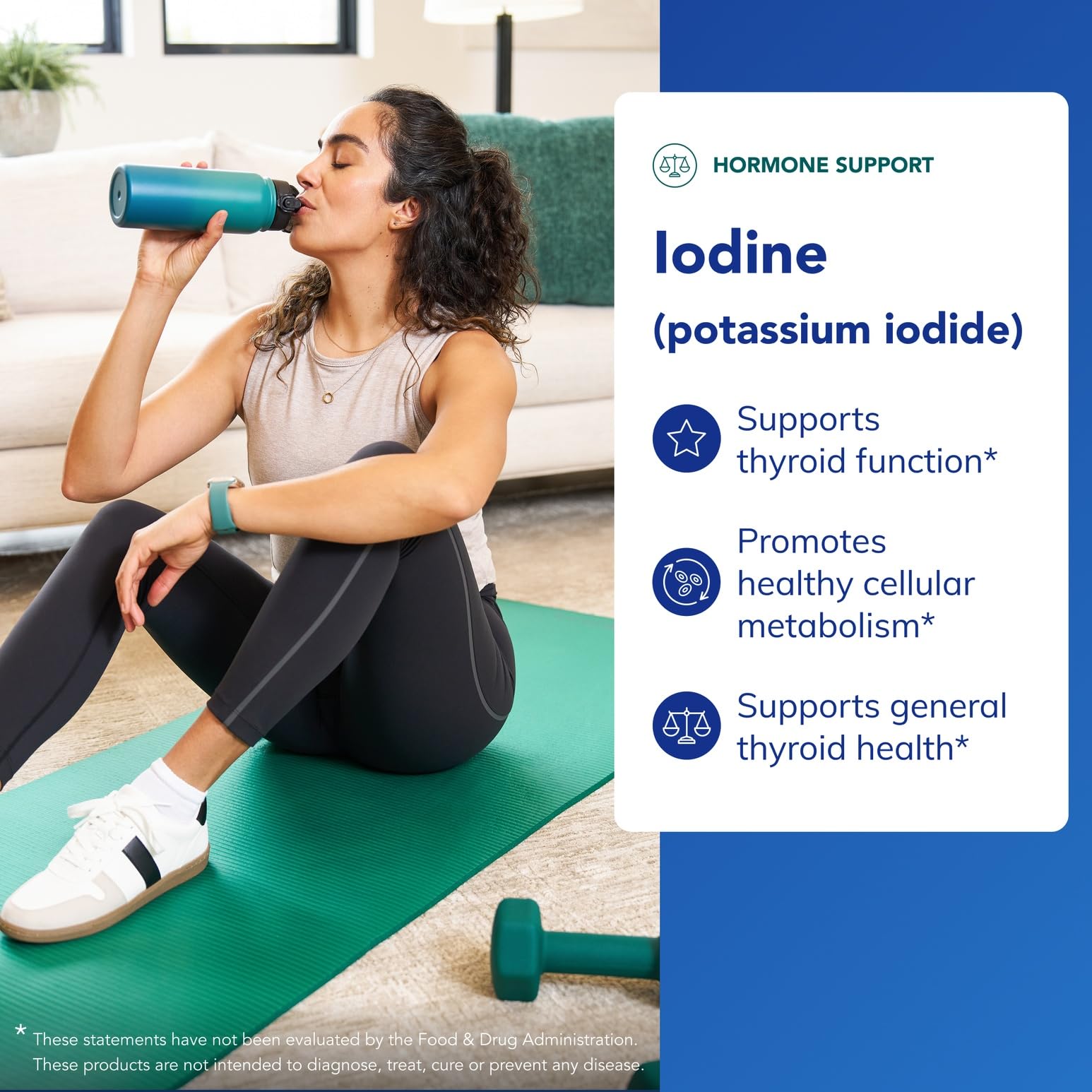 Pure Encapsulations Iodine - Supplement to Support The Thyroid & Help Maintain Healthy Cellular Metabolism - with Premium Potassium Iodide - 120 Capsules - Medaid International
