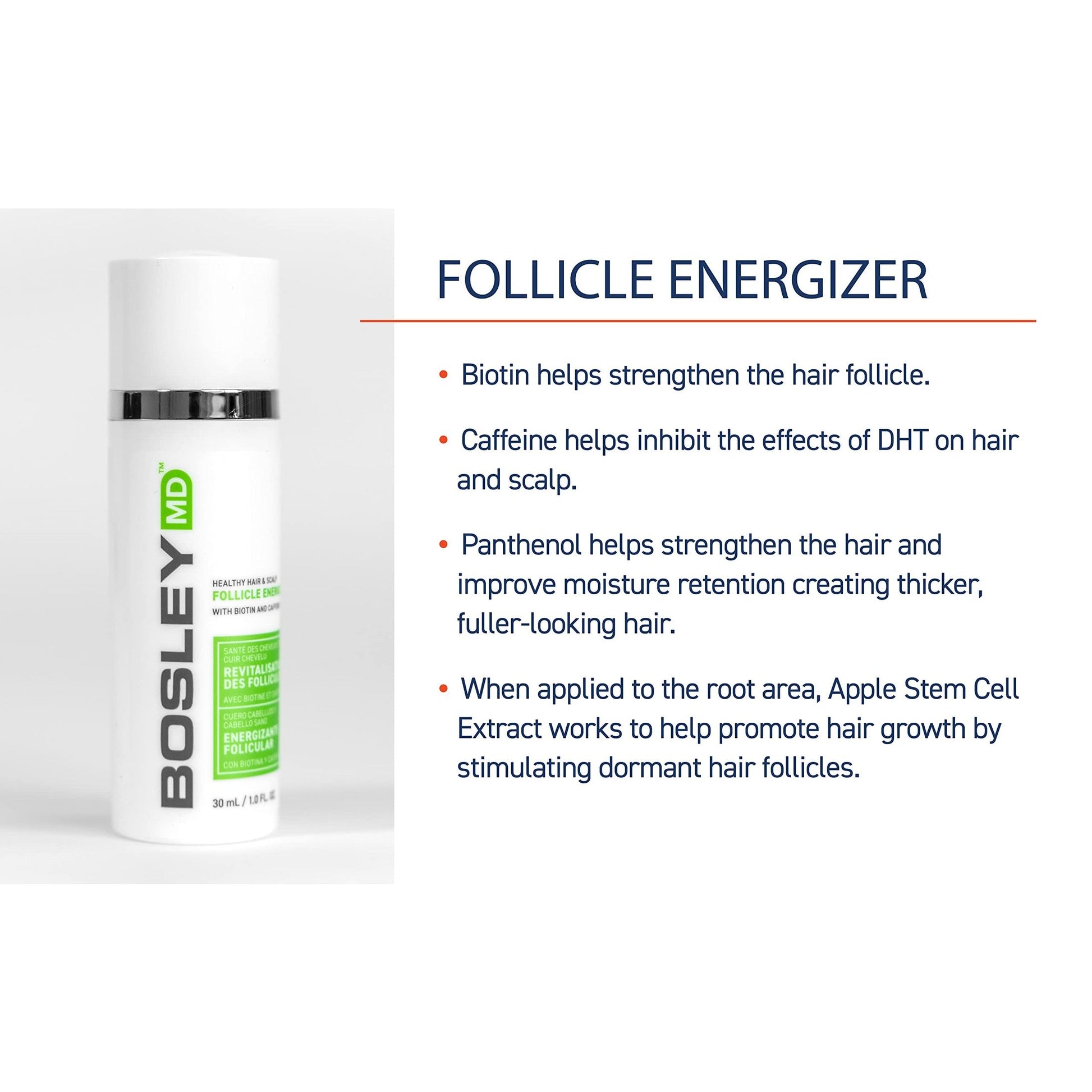 Bosley Hair Rejuvenation System - Hair ReGrowth System - Medaid International