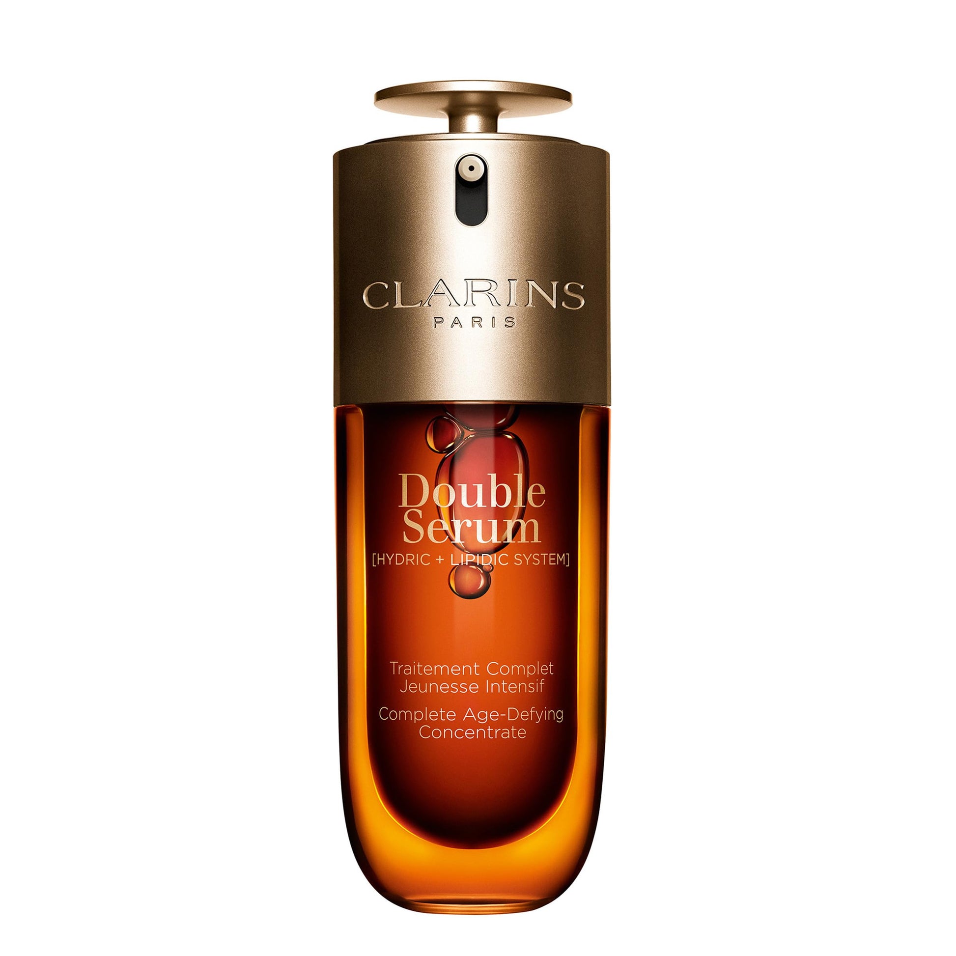 Clarins DOUBLE SERUM | Anti Aging Face Serum | Visibly Firms, Smoothes, Boosts Radiance, and Refines Pores | 24H Hydration | All Skin Types, 1.7 Fl Oz - Medaid International