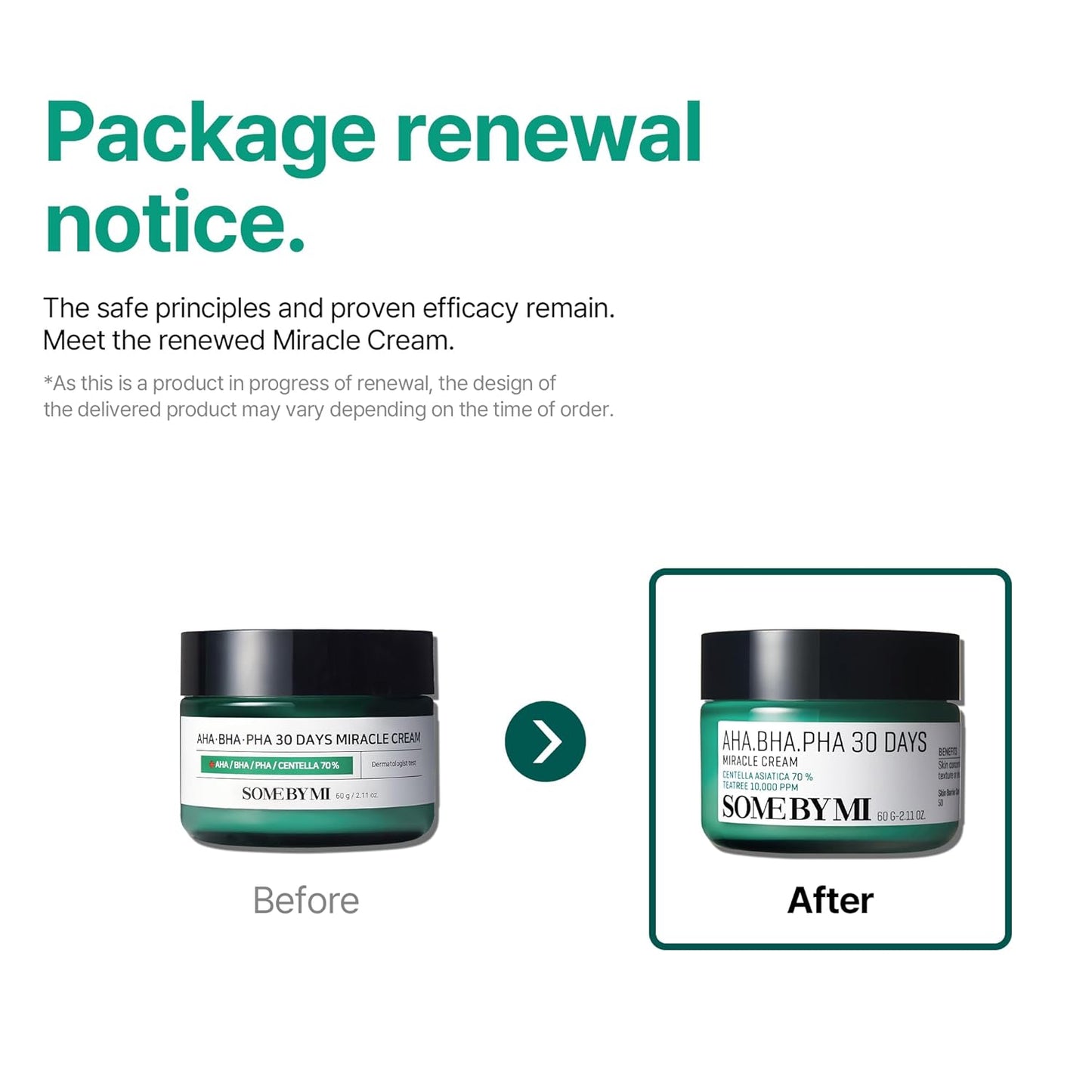 Some By Mi Aha Baha Pha 30 days Miracle  cream green 60 gram