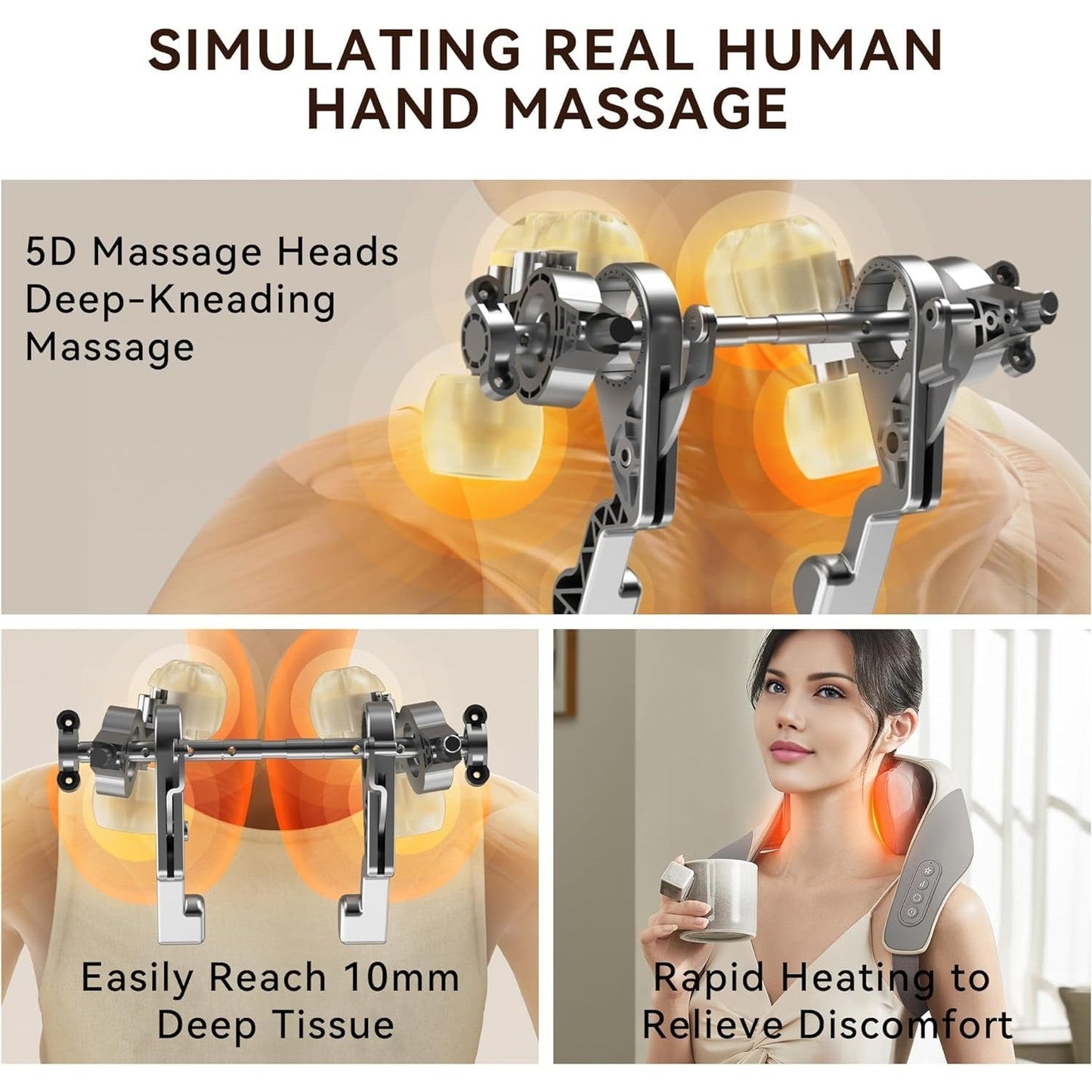 Neck and Shoulder Heat Massager