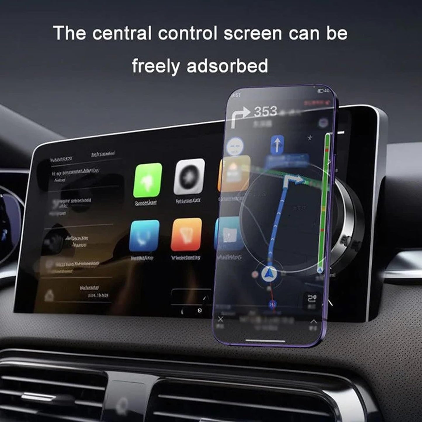 Electric Suction Phone Magnetic Holder