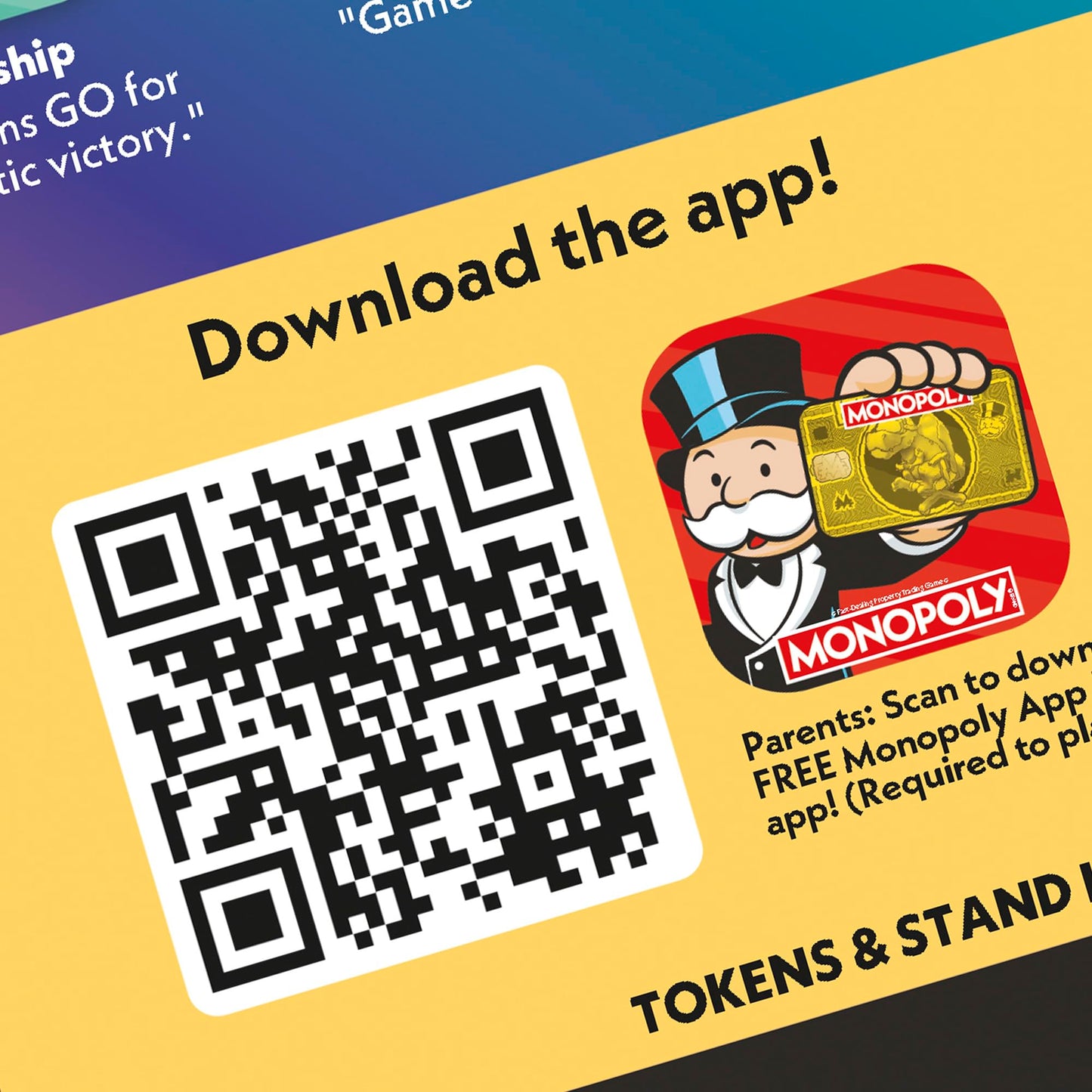 Monopoly App Banking Board Game | App-Enabled Game | Links to Smart Devices | Ages 8+ | 2 to 6 Players | 45 Mins. | Family Games for Kids - Medaid International
