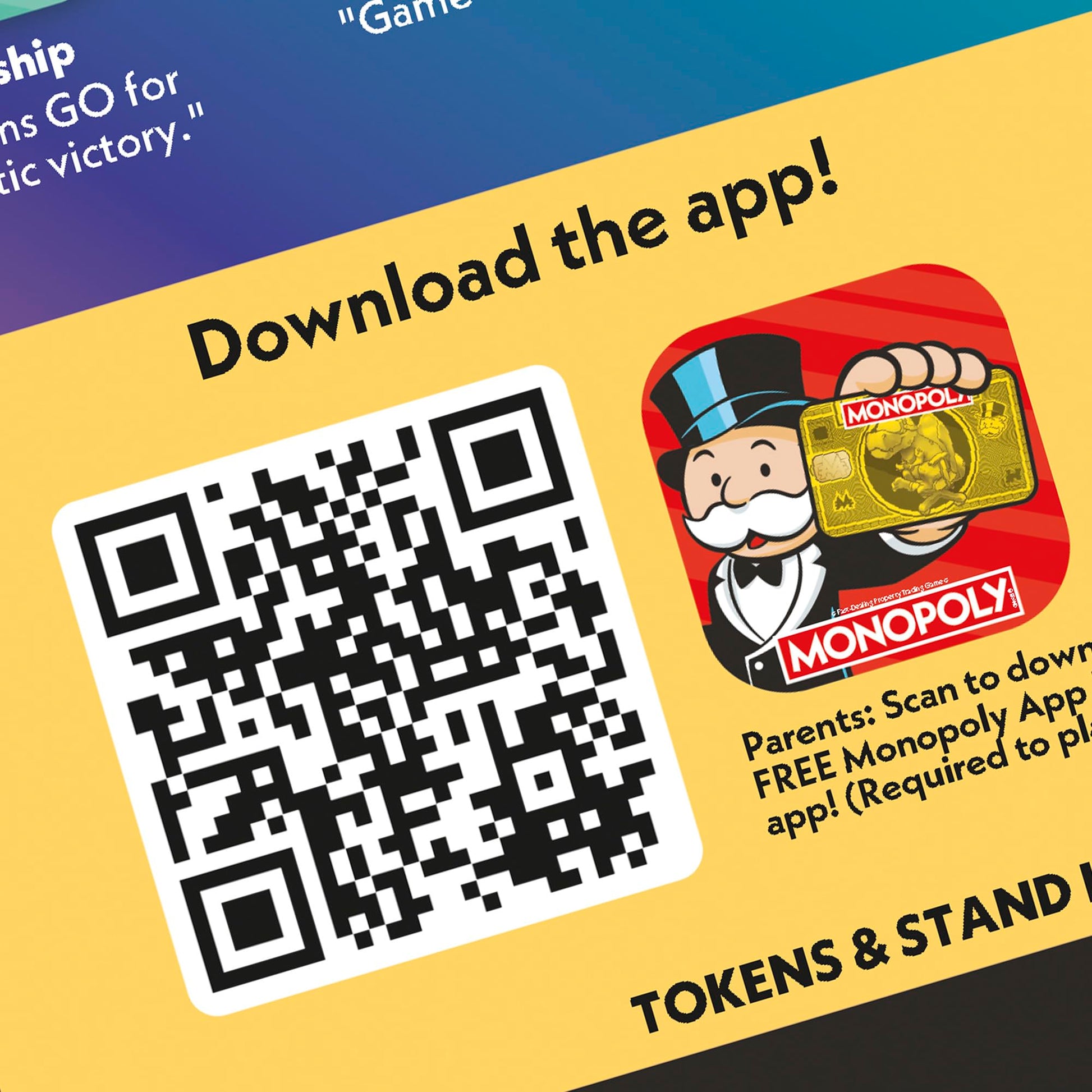 Monopoly App Banking Board Game | App-Enabled Game | Links to Smart Devices | Ages 8+ | 2 to 6 Players | 45 Mins. | Family Games for Kids - Medaid International
