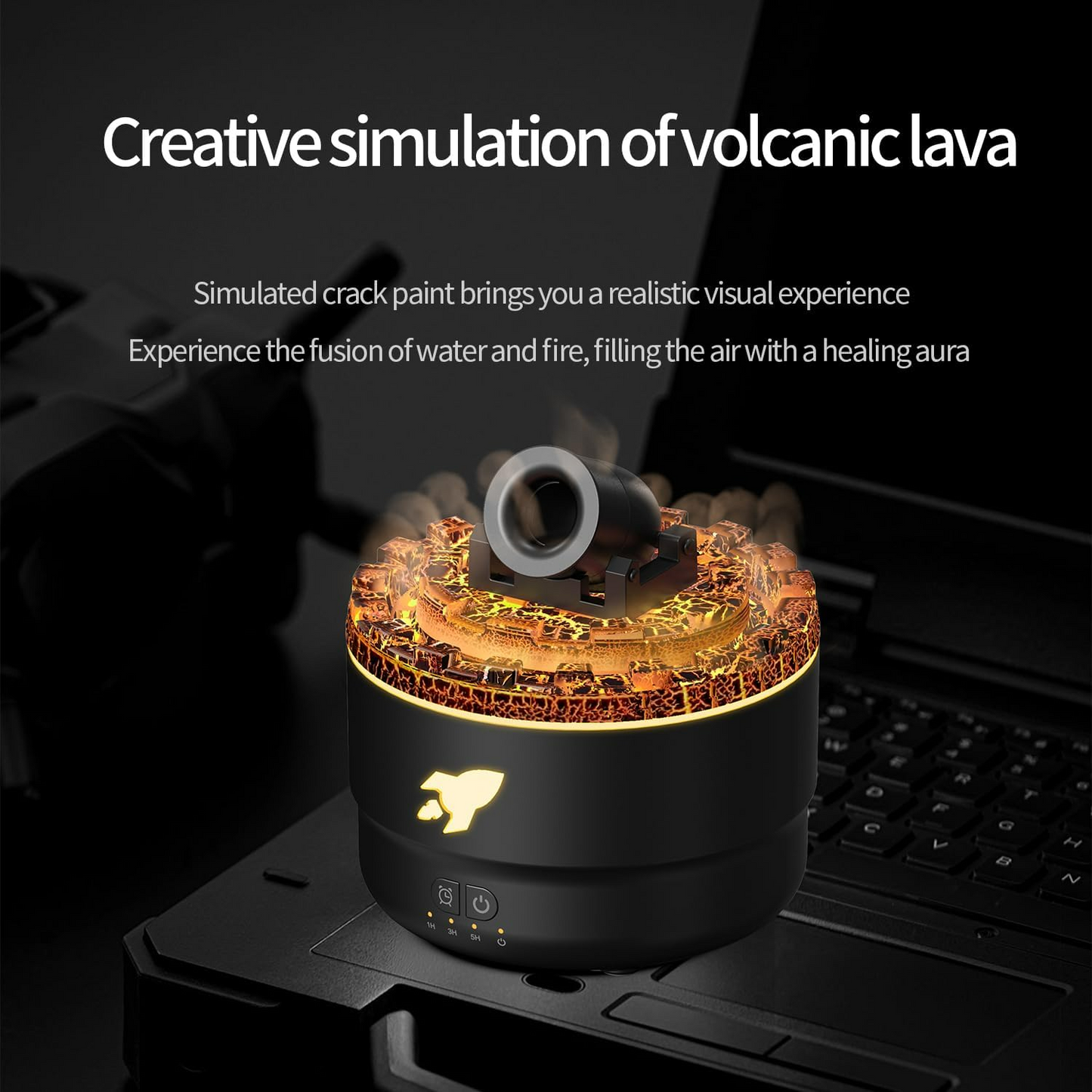 Cannon Blast Aroma Diffuser – Volcano Mist Humidifier