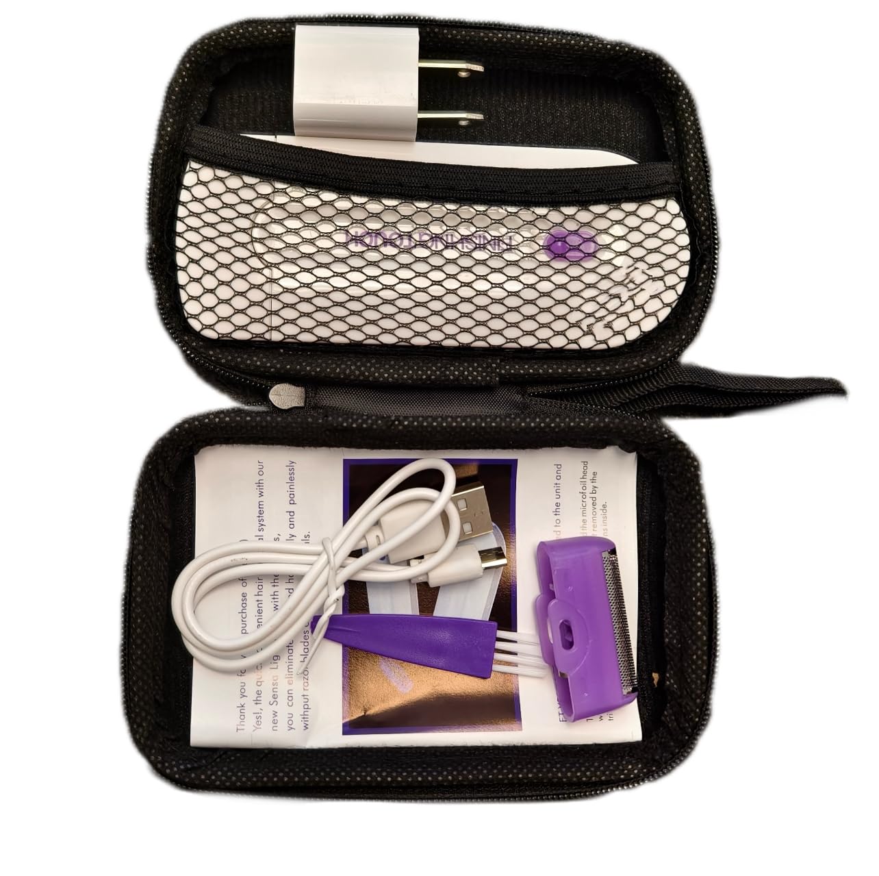 Women Laser Rechargeable Epilator Remover Smooth Touch Hair Removal Instant Pain Free Razor Sensor- Light Technology Hair Remove (with A Black Handbag) - Medaid International
