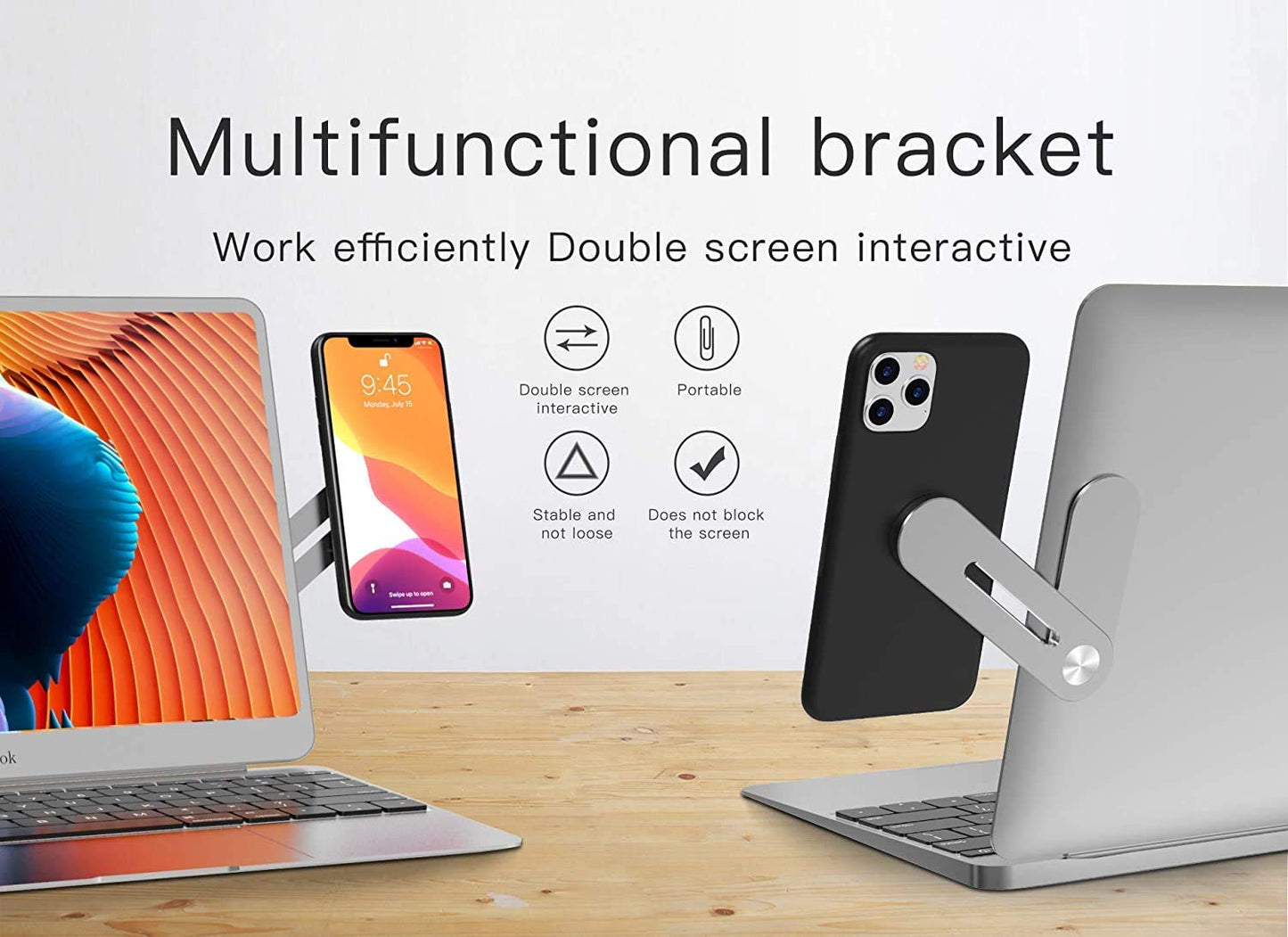 Magnetic Phone Holder for Laptop