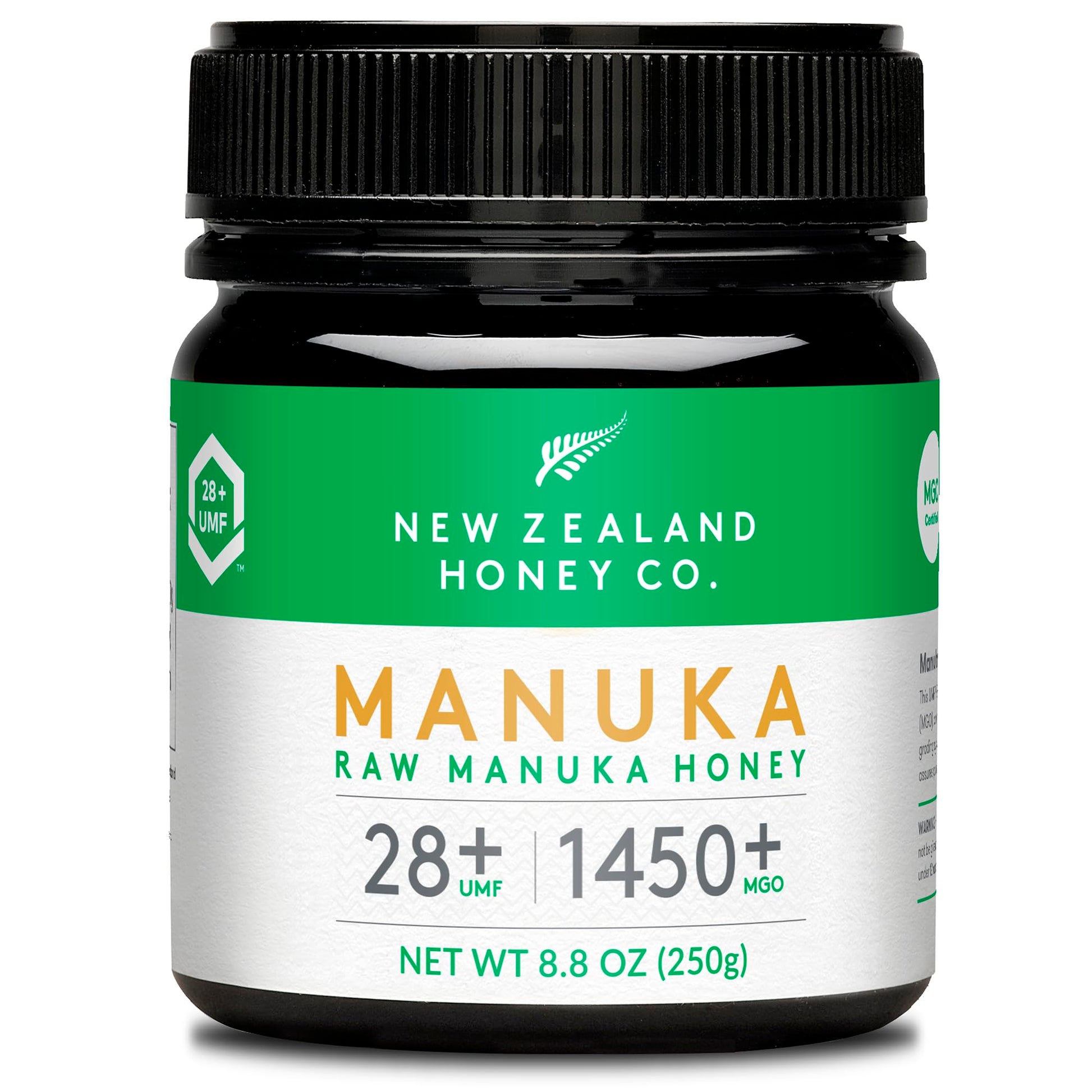 New Zealand Honey Co. Raw Manuka Honey UMF 28+ | MGO 1450+, UMF Certified / 8.8oz - Medaid International