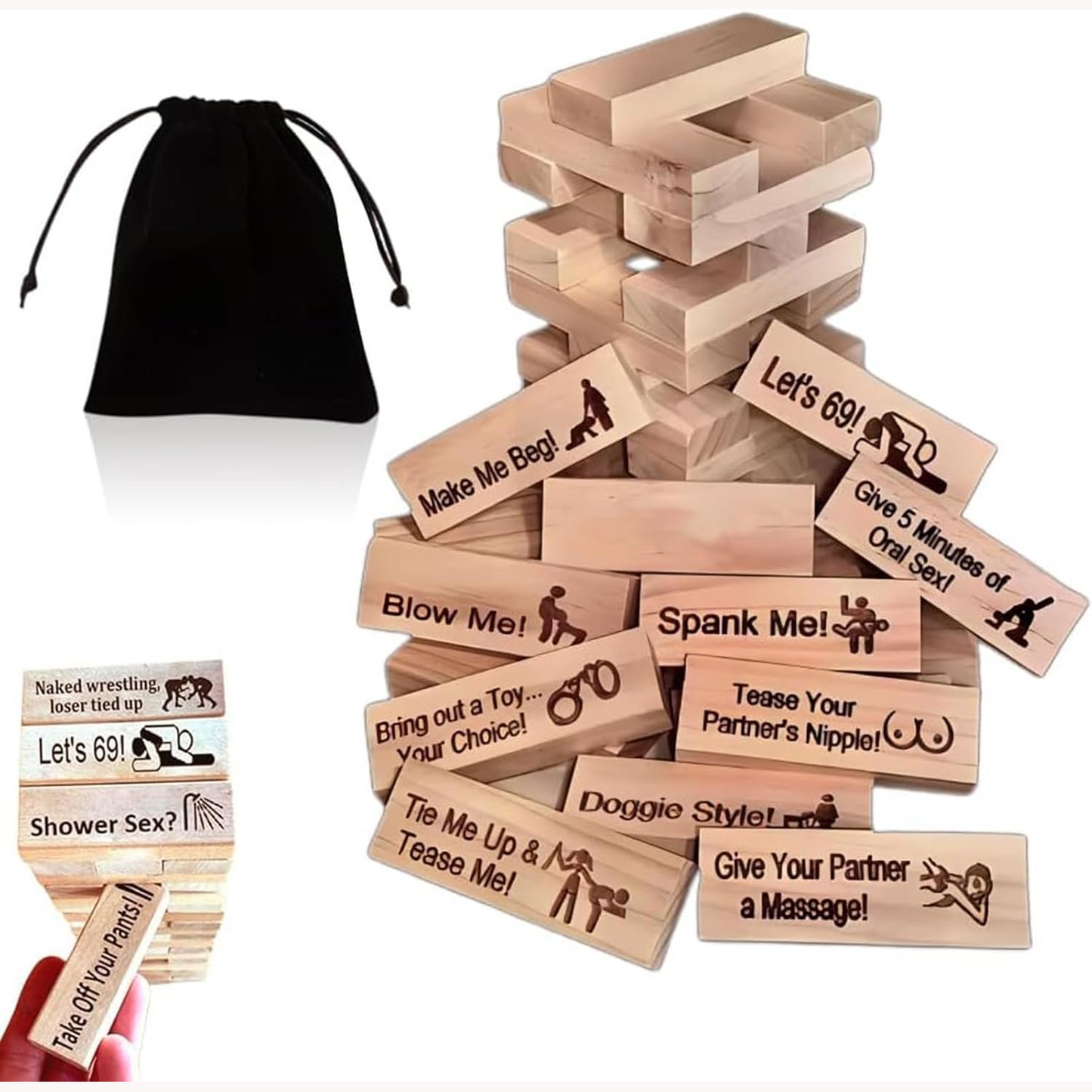 Jenga Adult +18 - Couple Game