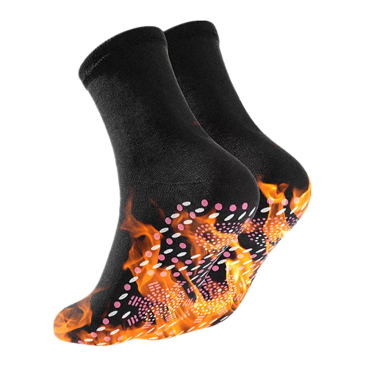 KASTWAVE Self Heating Socks, Magnetic Socks, Heated Socks, Comfortable Breathable Magnetic Massage Socks for Men and Women Outdoor, Winter Cold Feet Camping Hiking Riding Motorcycle Warm Socks