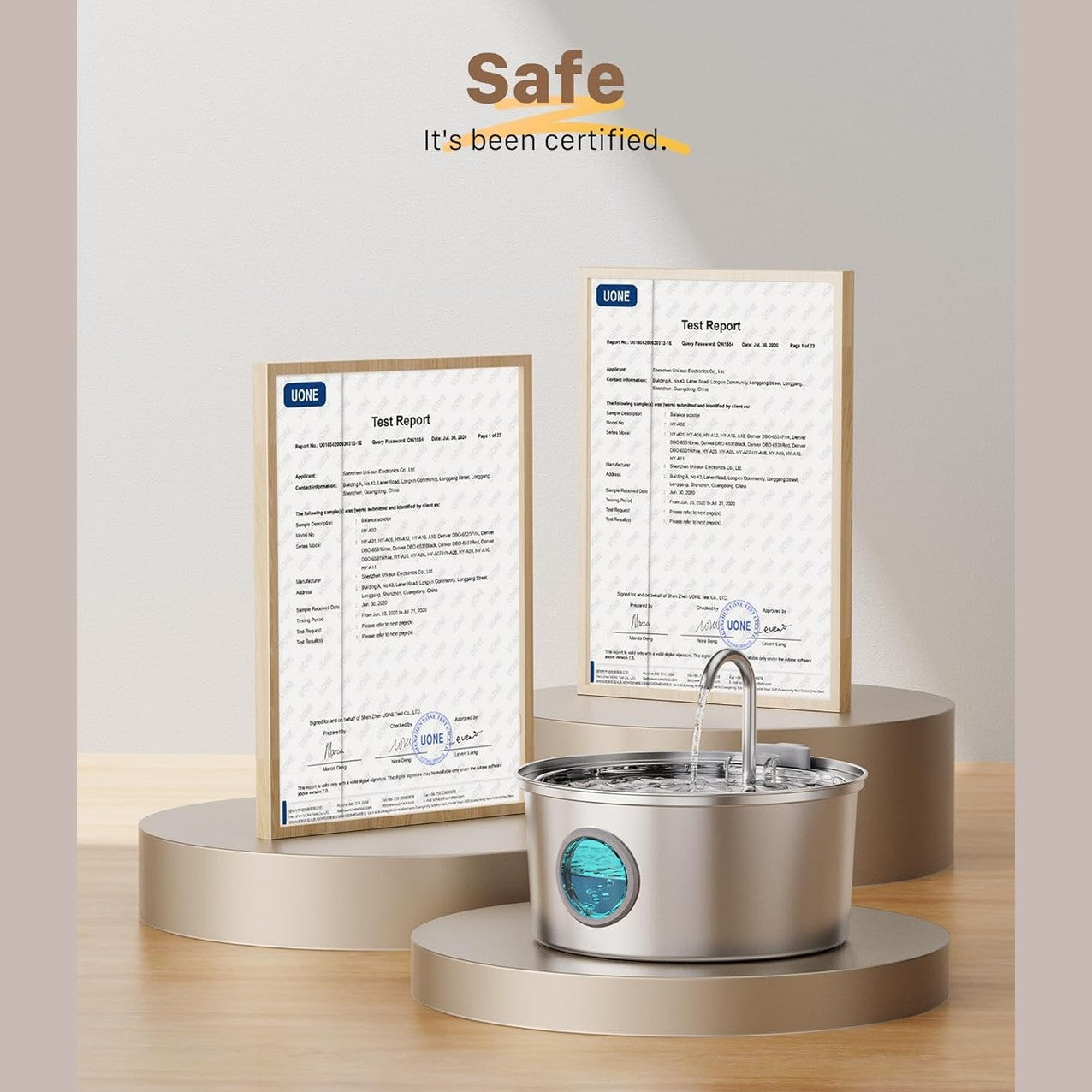 Stainless steel water fountain 3.2 L