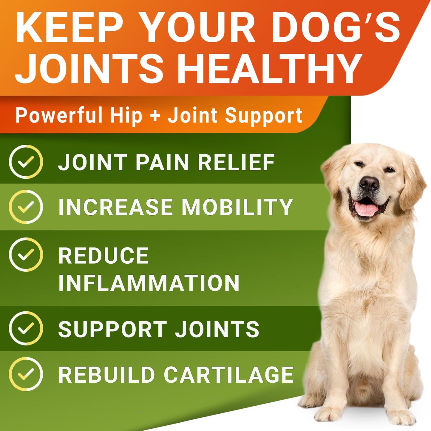 Hemp Chews for Dogs - Hip & Joint Supplement with Glucosamine - Joint Pain Relief Treats - Omega 3, Chondroitin, MSM - Advanced Mobility Support - Chicken Flavor - 120 Ct - Made in USA