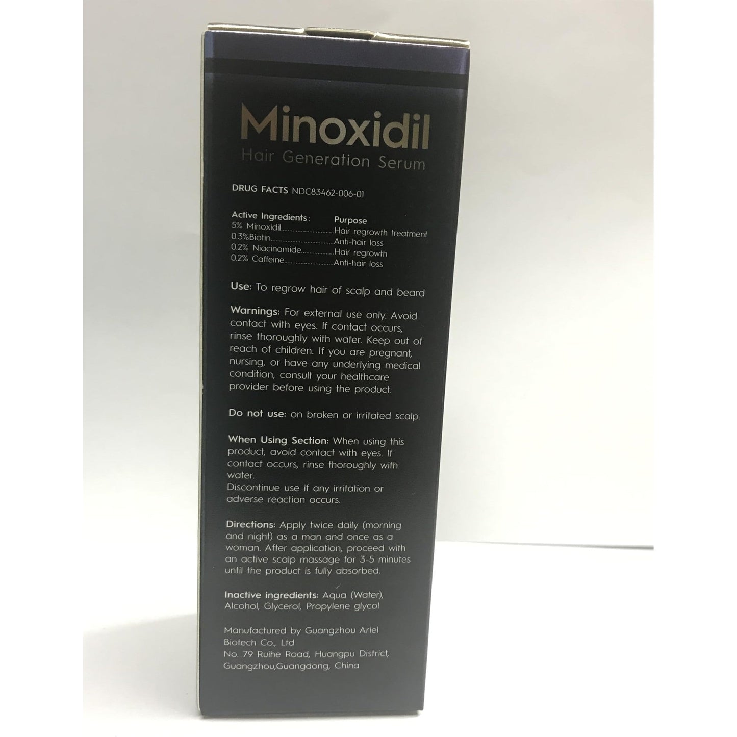 Dr.Yiman 5% Minoxidil Hair Growth Serum for Men and Women, Hair Growth Serum Oil for Hair Loss for Women, Safest Hair Growth Minoxidil Treatment for Boosting Follicles, Hair Regrowth Treatments - Medaid International