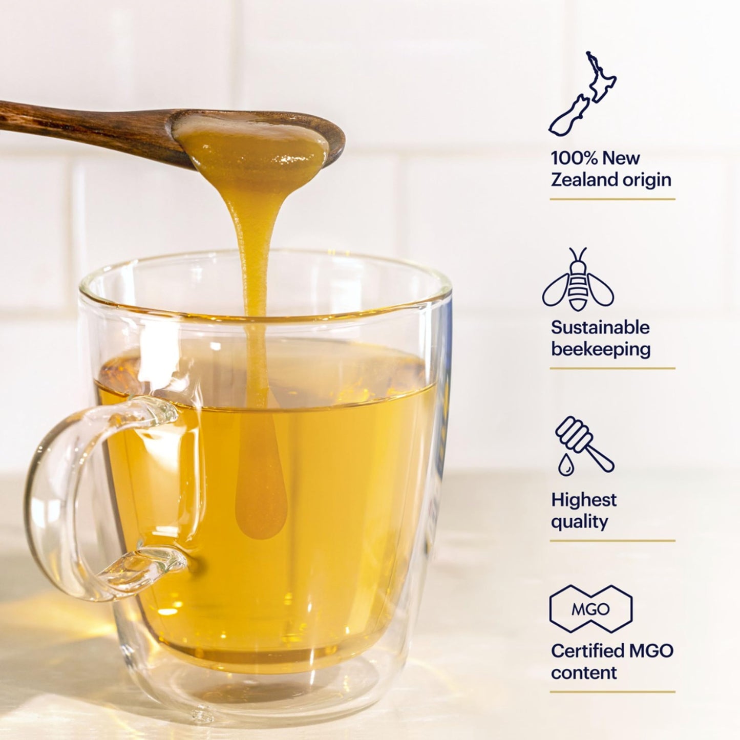 Manuka Health UMF 10+/MGO 263+ Manuka Honey (500g/17.6oz), Superfood, Authentic Raw Honey from New Zealand - Medaid International