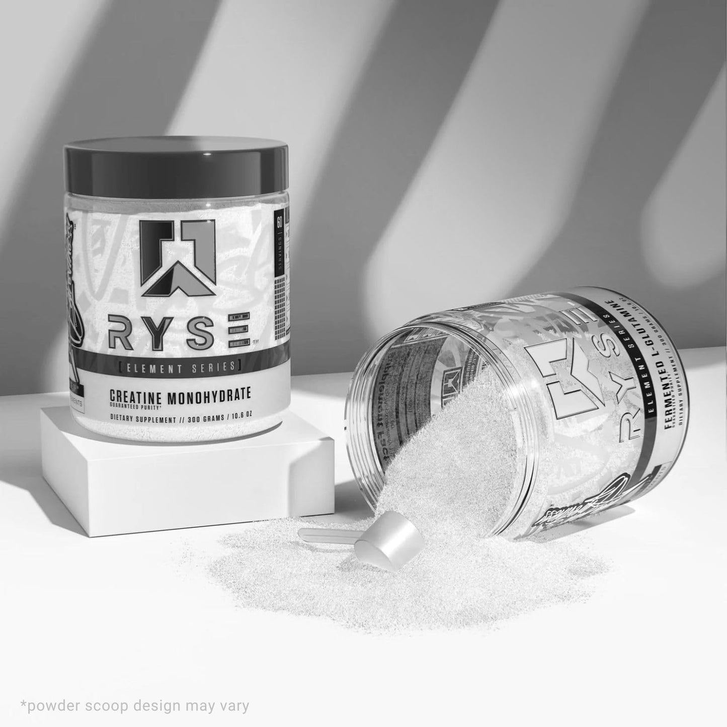 RYSE Creatine Monohydrate Powder - Unflavored - Supports Men & Women Lean Muscle Growth, Strength, Power, and Endurance - Helps Reduce Fatigue and Improve Workout Recovery - 60 Servings - Medaid International